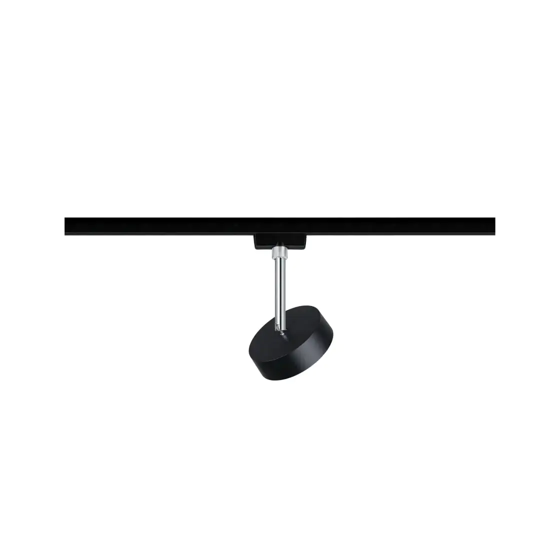 Paulmann URail LED Einzelspot Circle schwarz matt chrom 9,8 cm 5 W