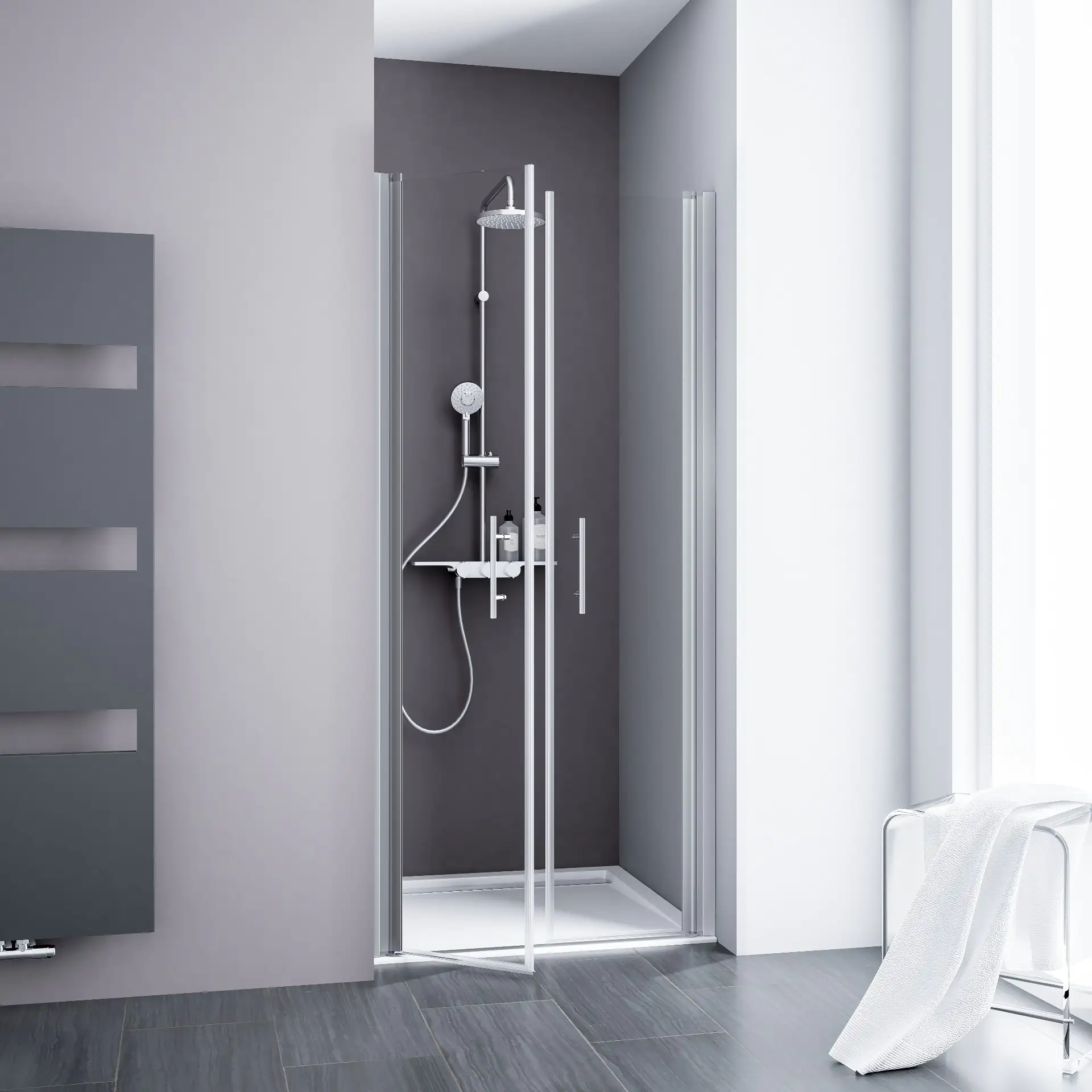 Schulte Nische Pendeltür 80 x 192 cm Alexa Style 2.0