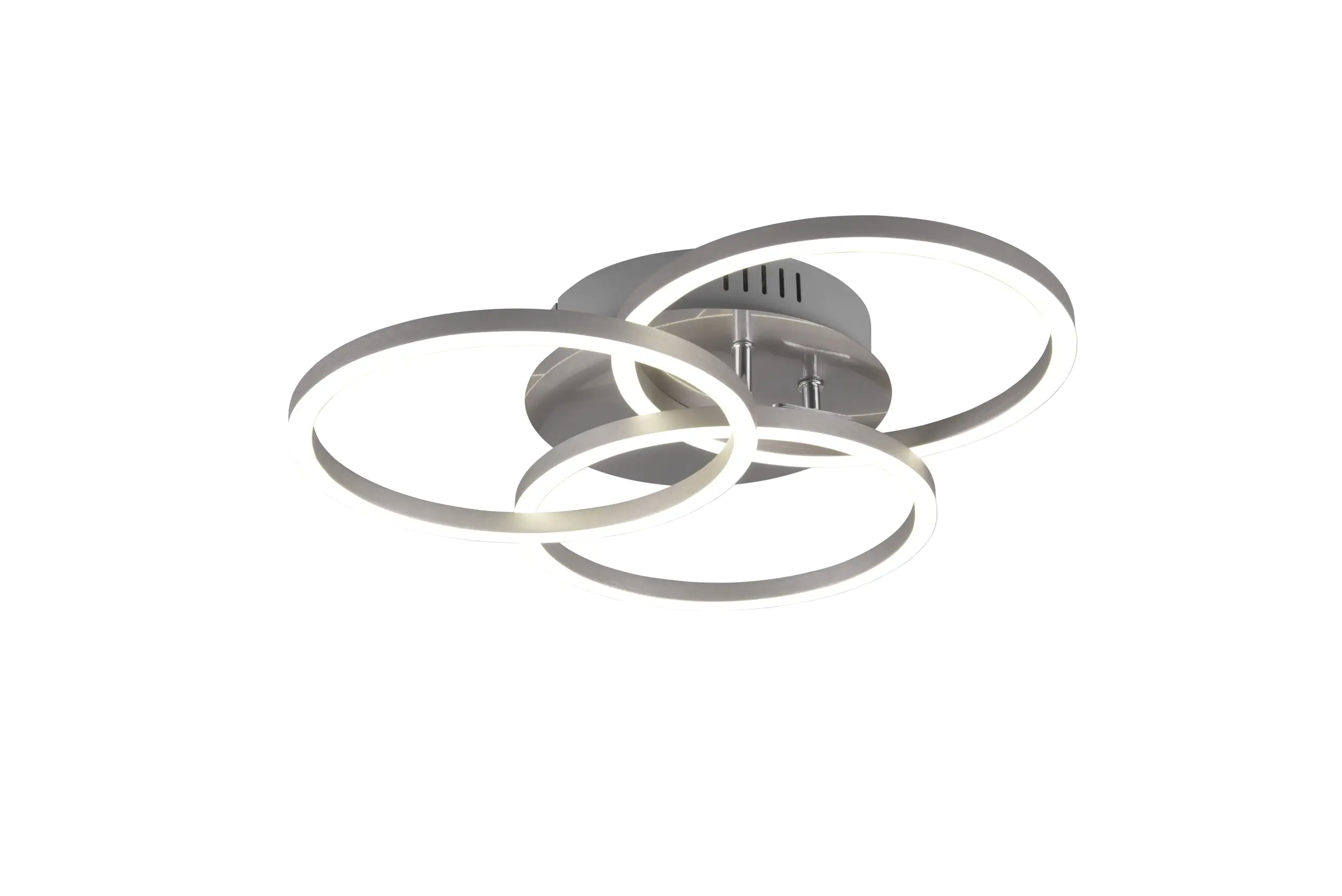 Reality LED Deckenleuchte Circle nickel matt Fernbedienung