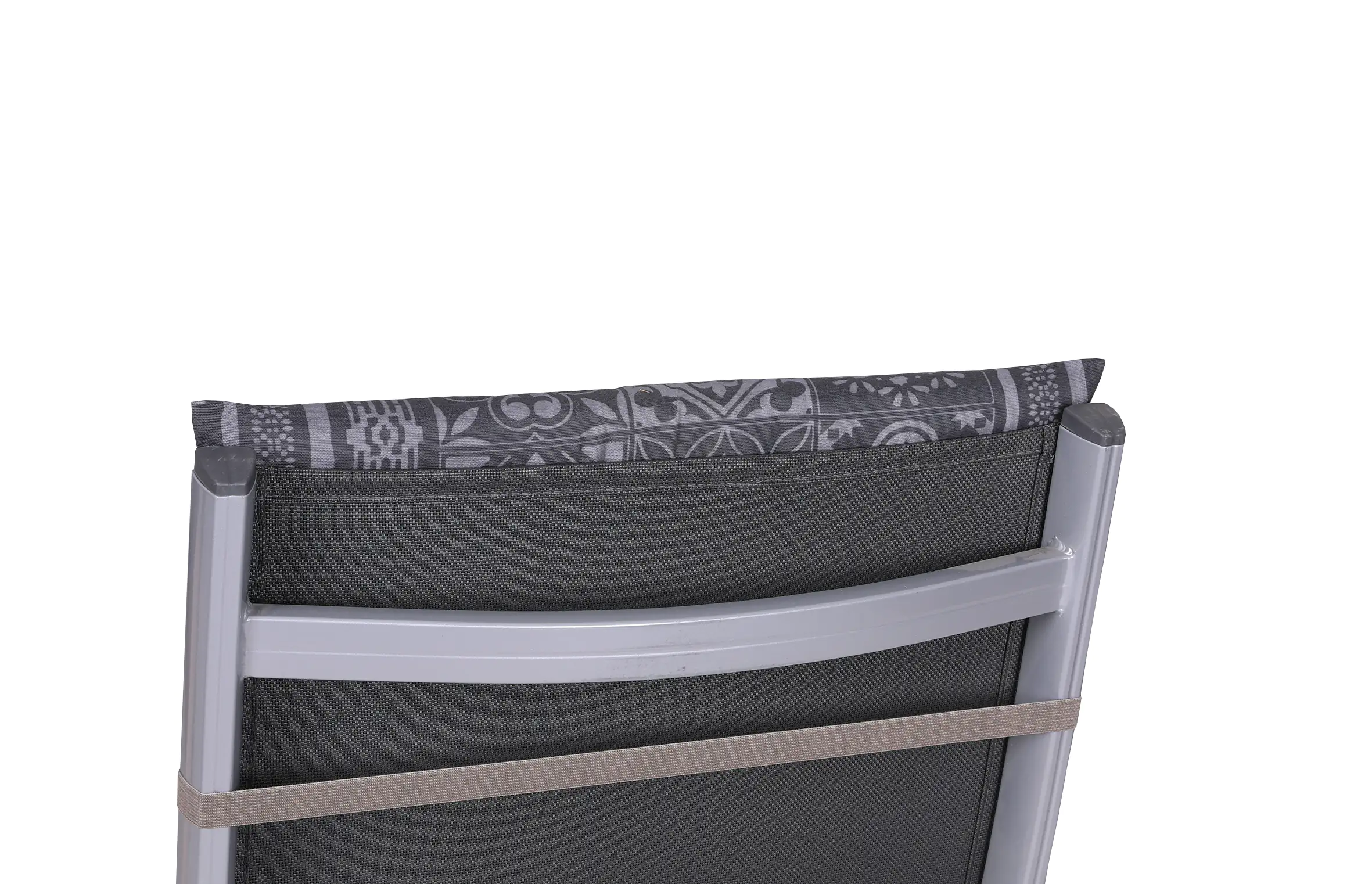 GO-DE Hochlehner-Auflage 118 cm x 48 cm x 5 cm, grau, anthrazit