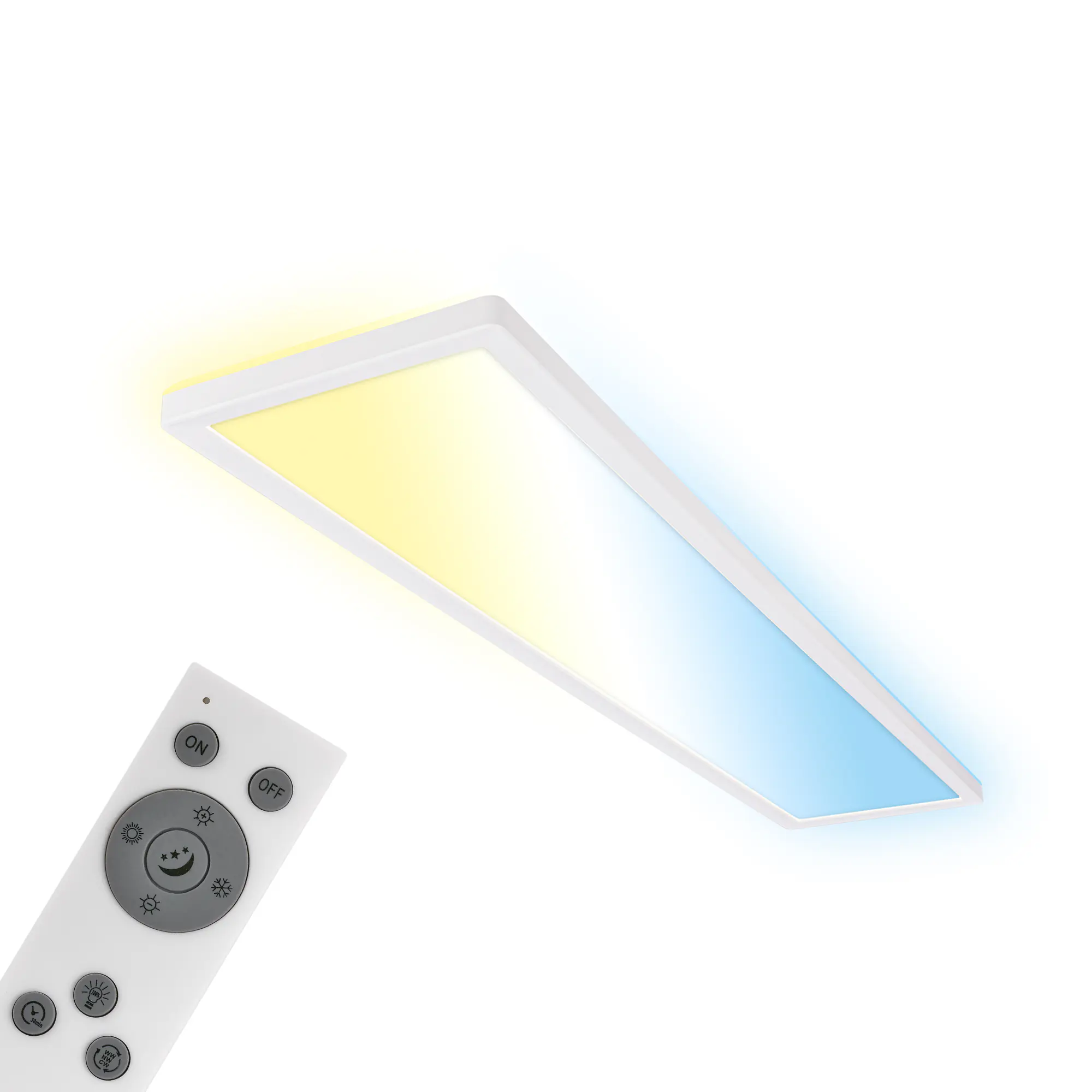Briloner LED Panel Tava 36W 98x20x3 weiß dimmbar warmweiß-kaltweiß