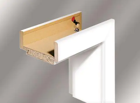 Borne Schallschutzzarge CPL weiß 98,5 cm rechts 