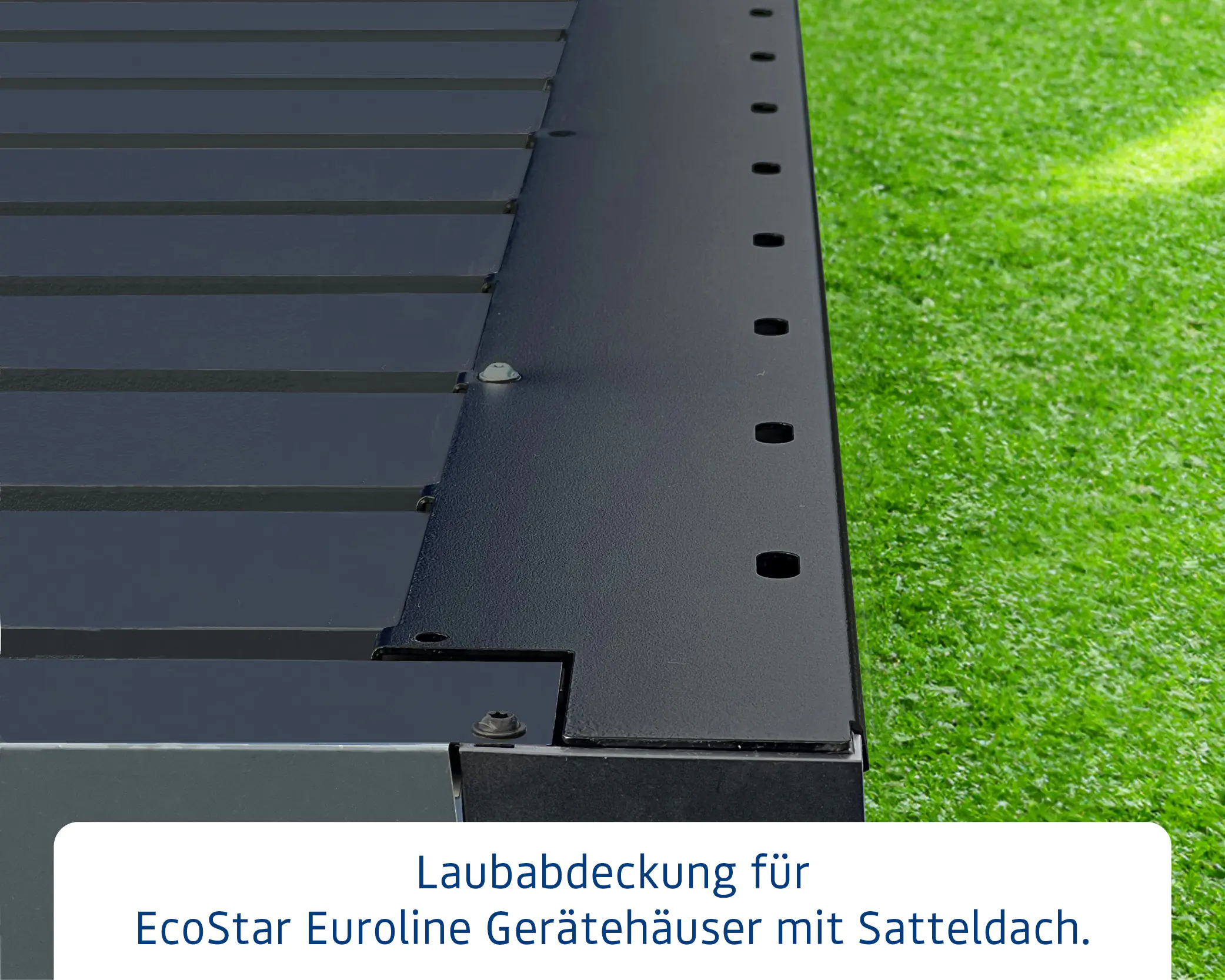EcoStar Laubabdeckung für Gerätehaus SD2/SD4/SD8 