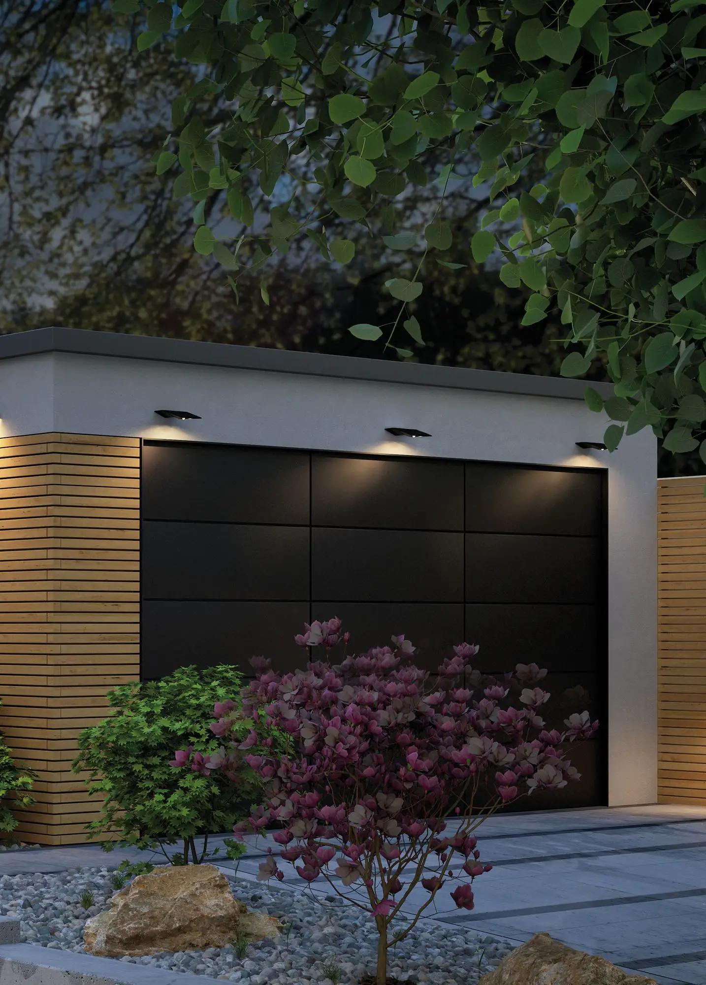 Paulmann LED Solar-Wandleuchte Yoko anthrazit warmweiß Bewegungsmelder