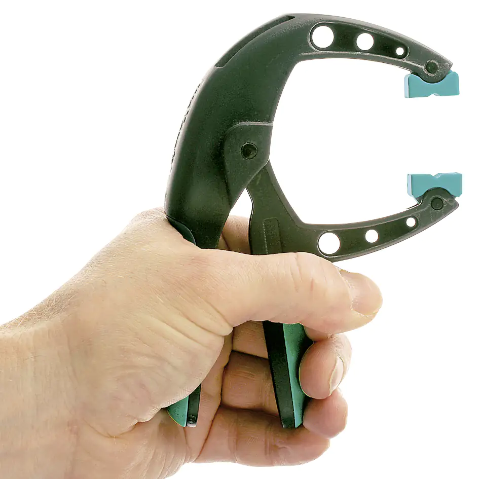 Wolfcraft Federzwinge Spannweite 40 mm ergonomische Griffe