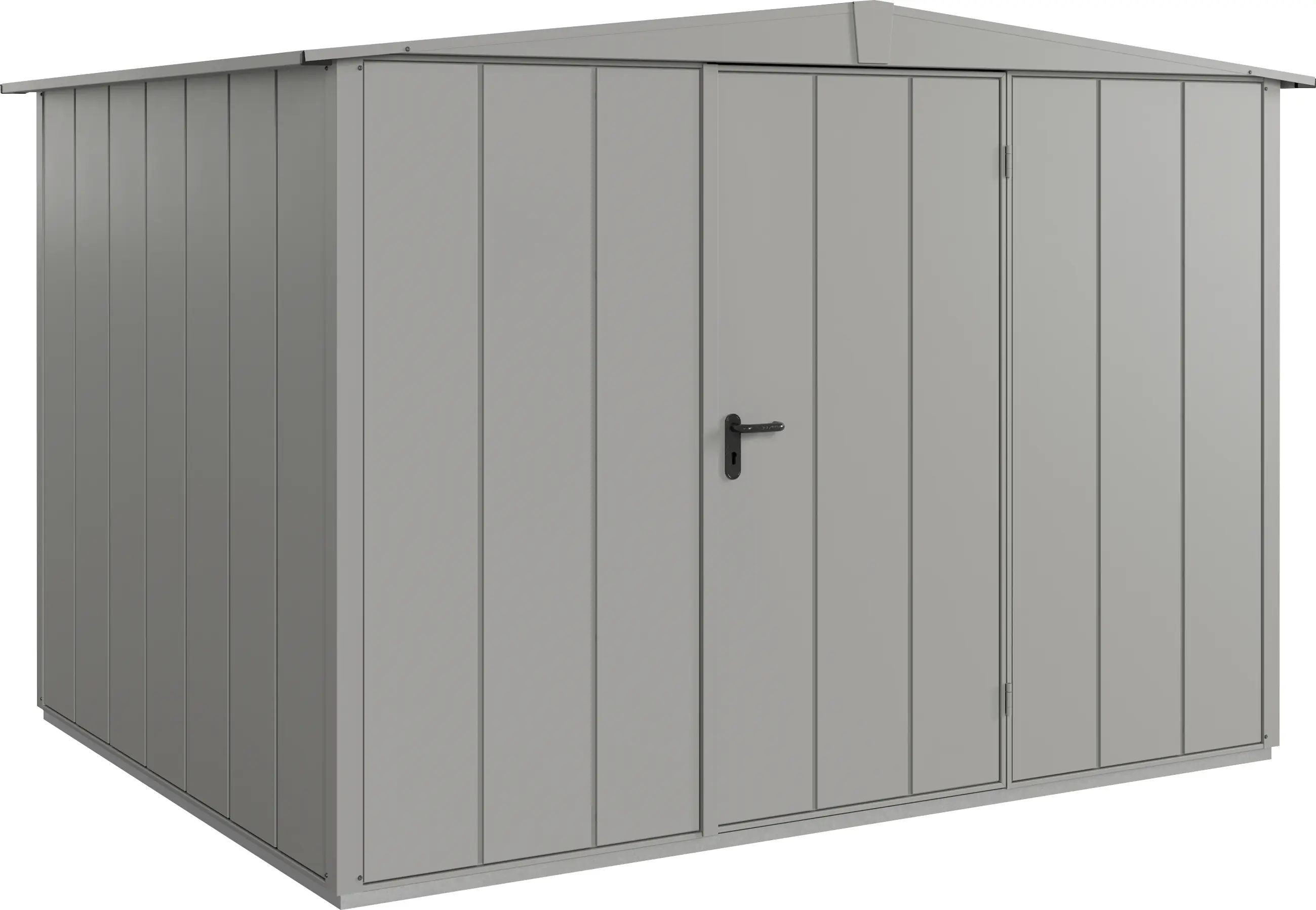 EcoStar Gerätehaus Elegant-S Typ 3 graualuminium 323,6 x 247,7 x 219,4 cm