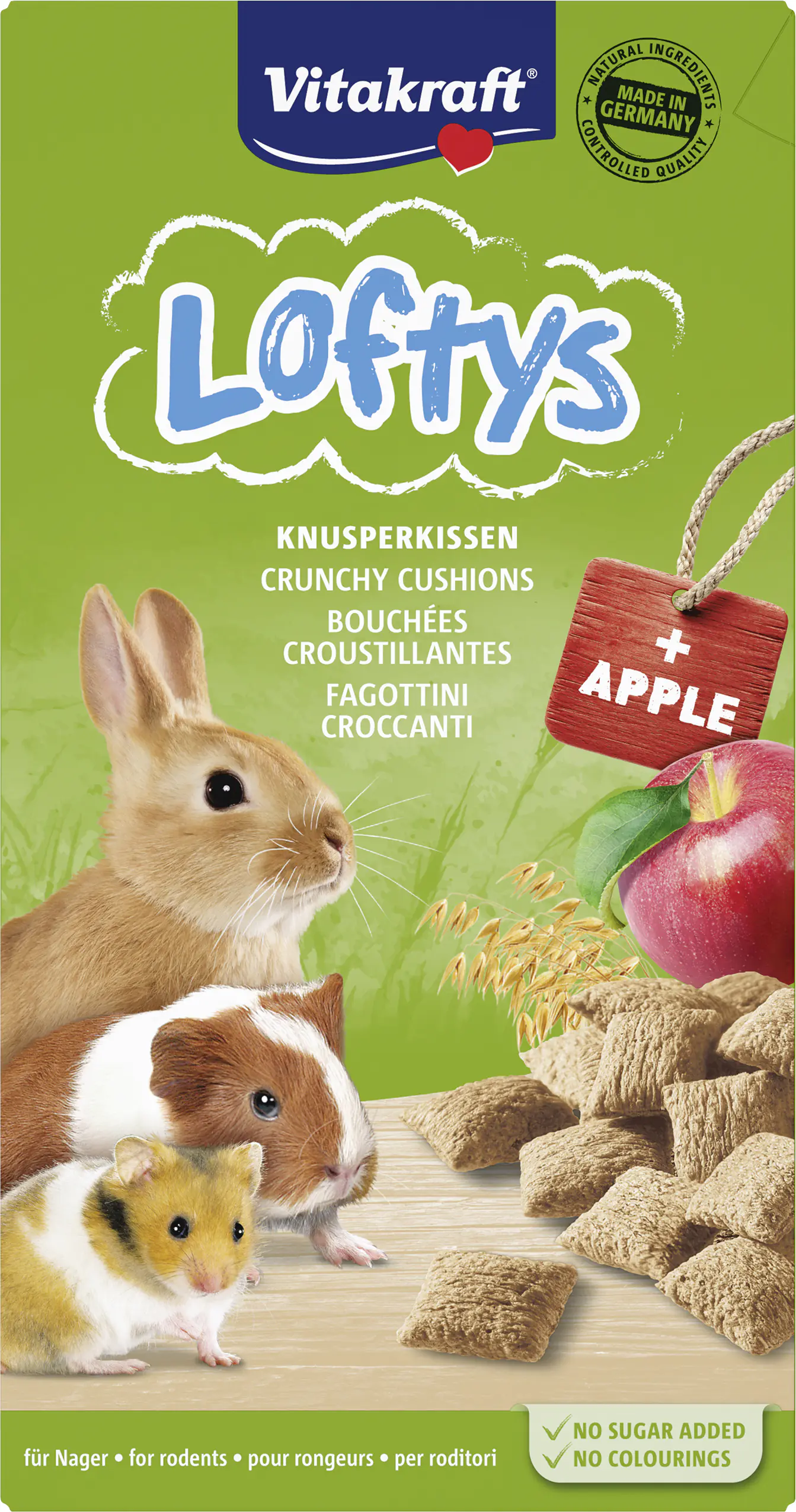 Vitakraft Loftys Knusperkissen Apfel 100 g