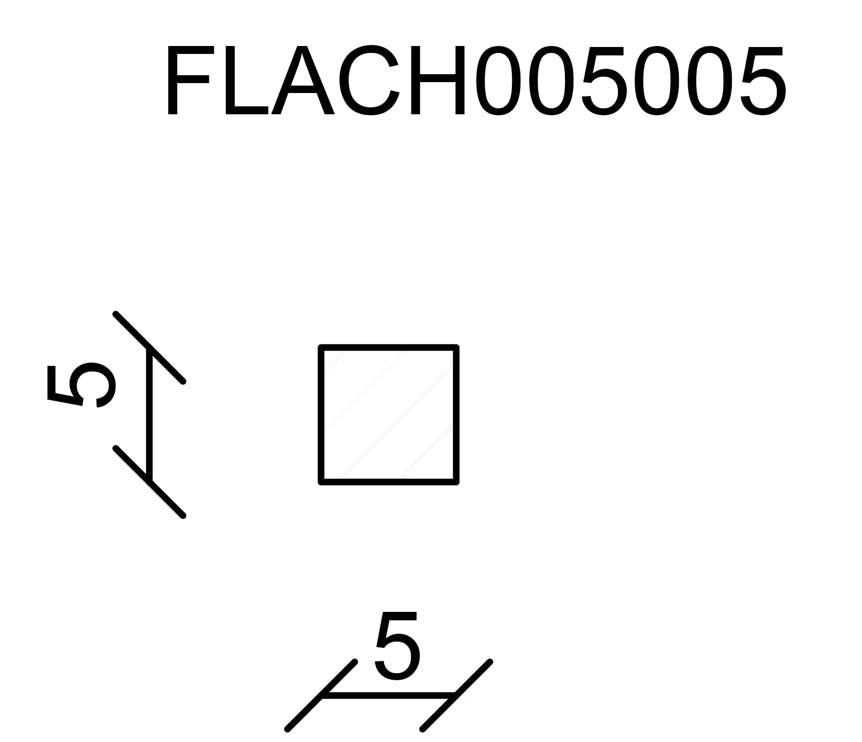 FN Neuhofer Flachleiste 240 cm 5 x 5 mm Fichte/Kiefer
