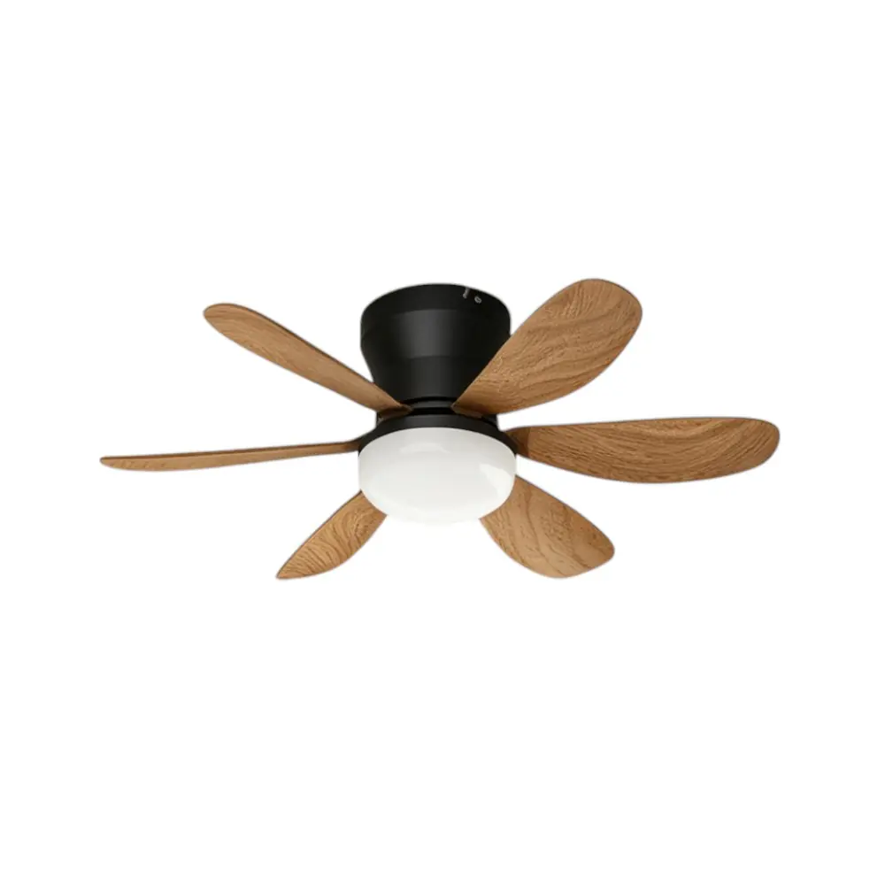 LED-Deckenventilator Chic holz dimmbar Ø 51 cm