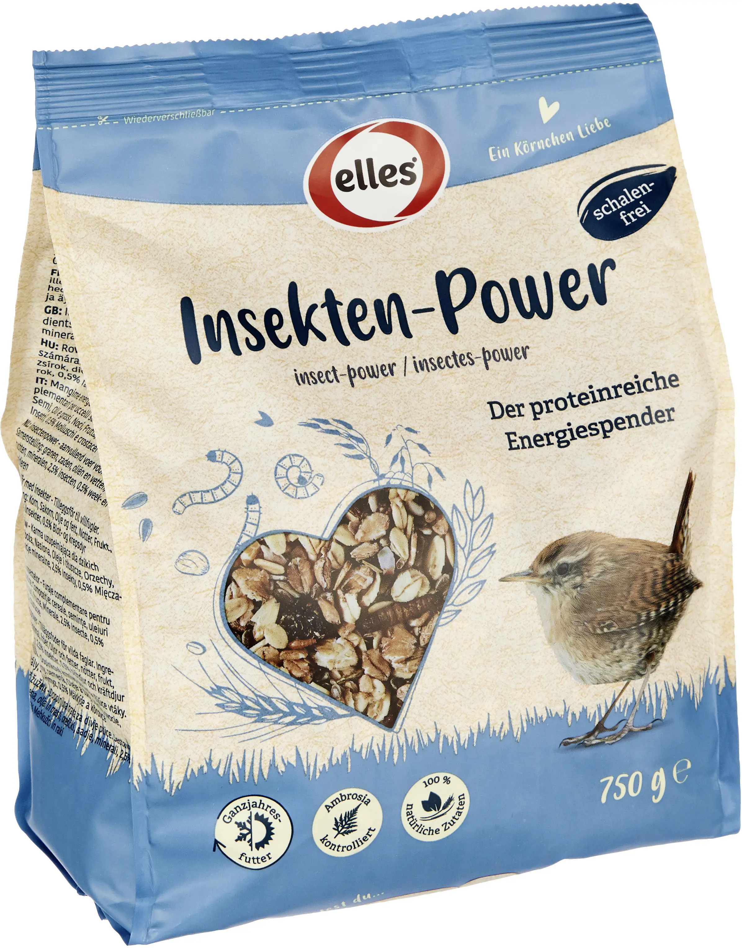 Elles Wildvogelfutter Insekten-Power 750 g