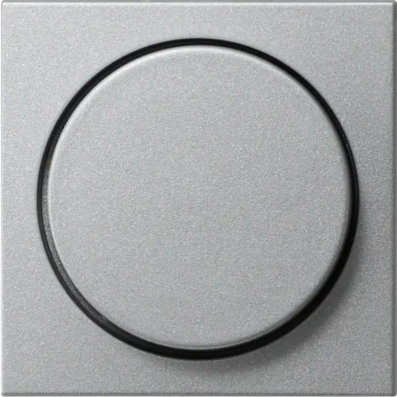 Gira Dimmerabdeckung E2, aluminium, 065026