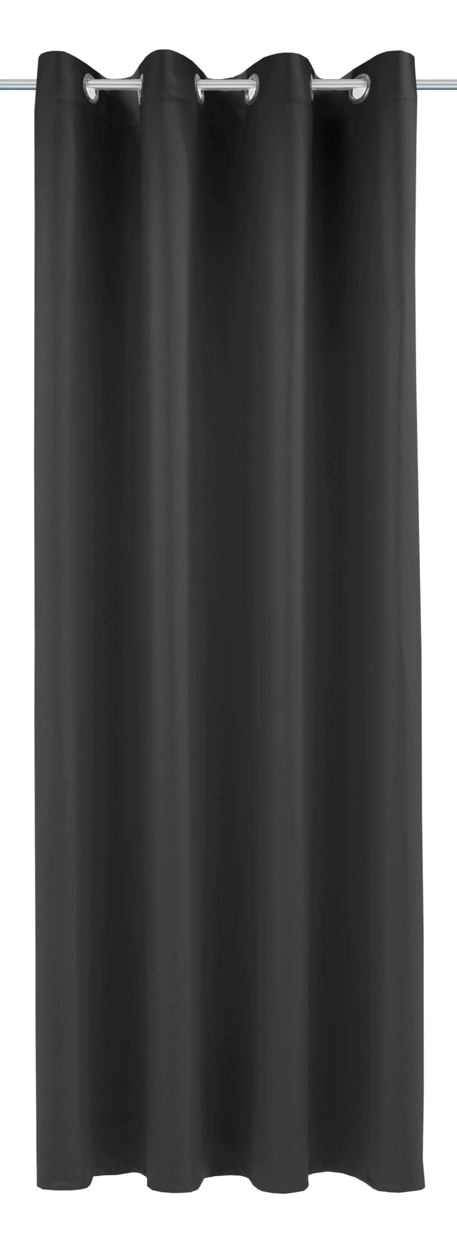 Neusser Collection Ösenschal DimOut Marene schwarz, 140 x 245 cm