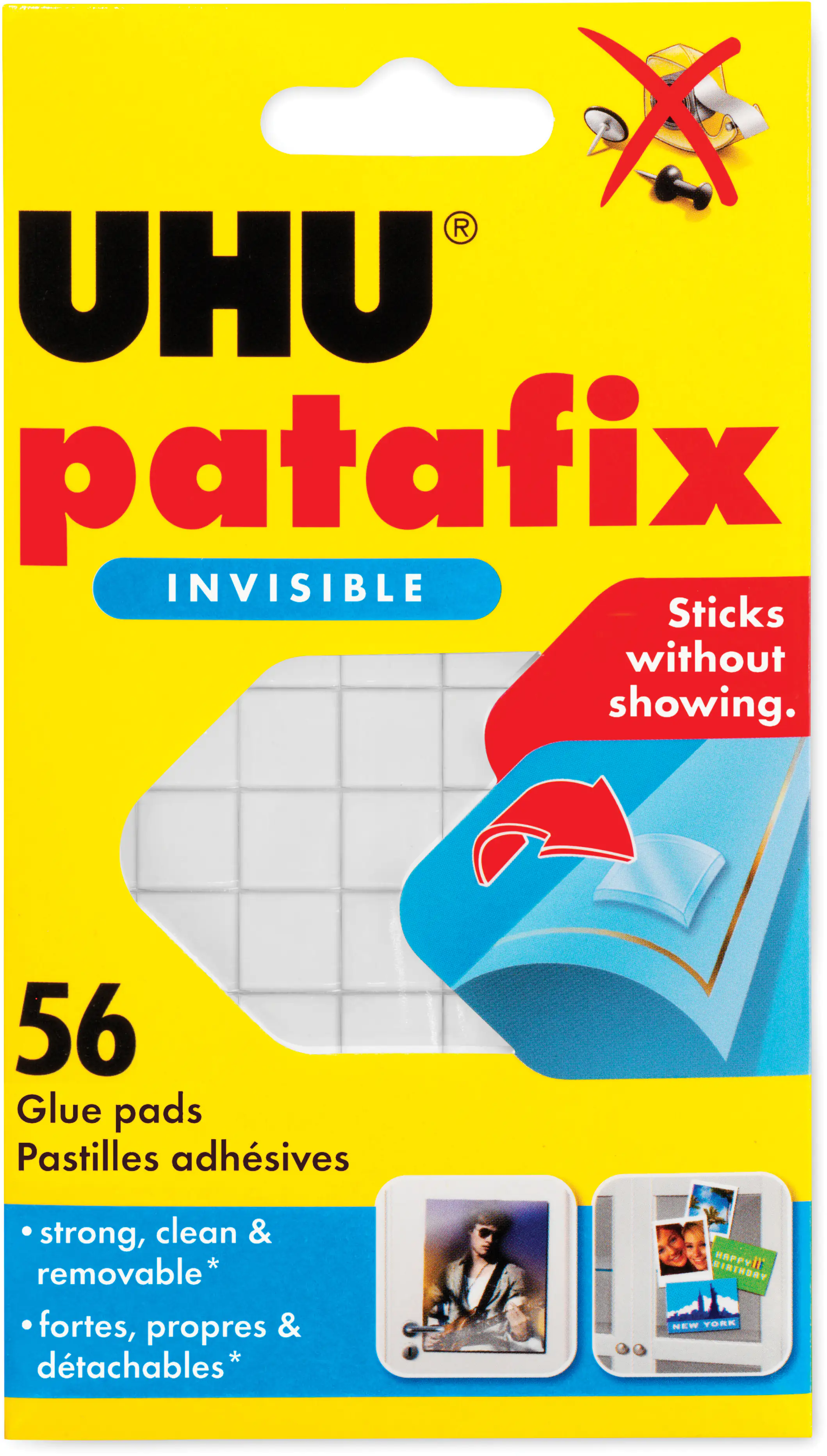 UHU patafix transparent 56 Stück