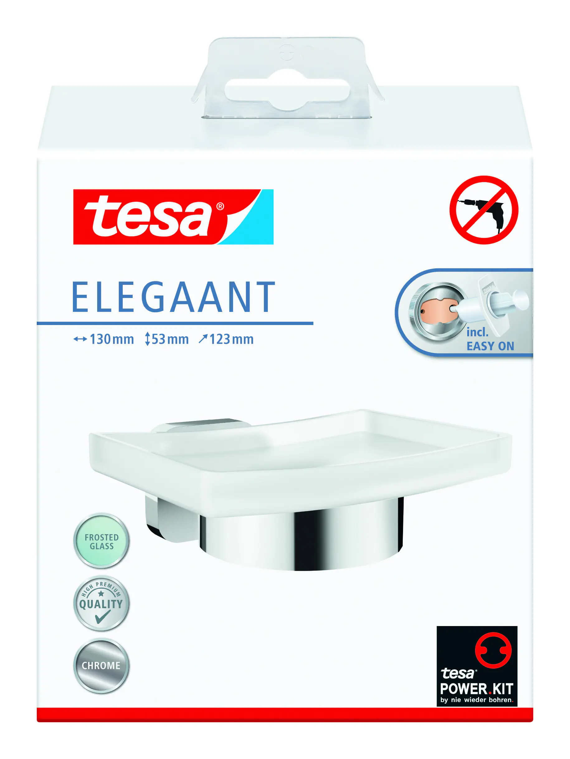 tesa Seifenhalter Elegaant chrom