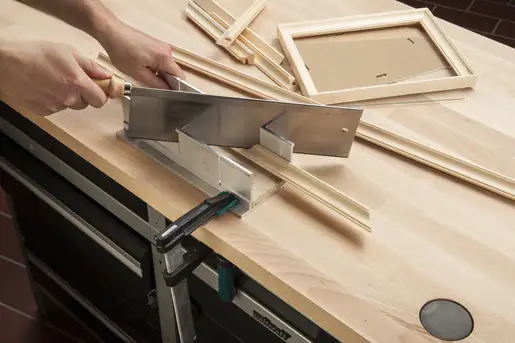 Wolfcraft Fein-Handsäge 300 mm für Holz