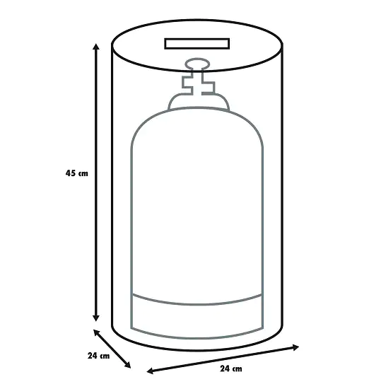 Primaster Schutzhülle Universal für Gasflaschen 5 kg