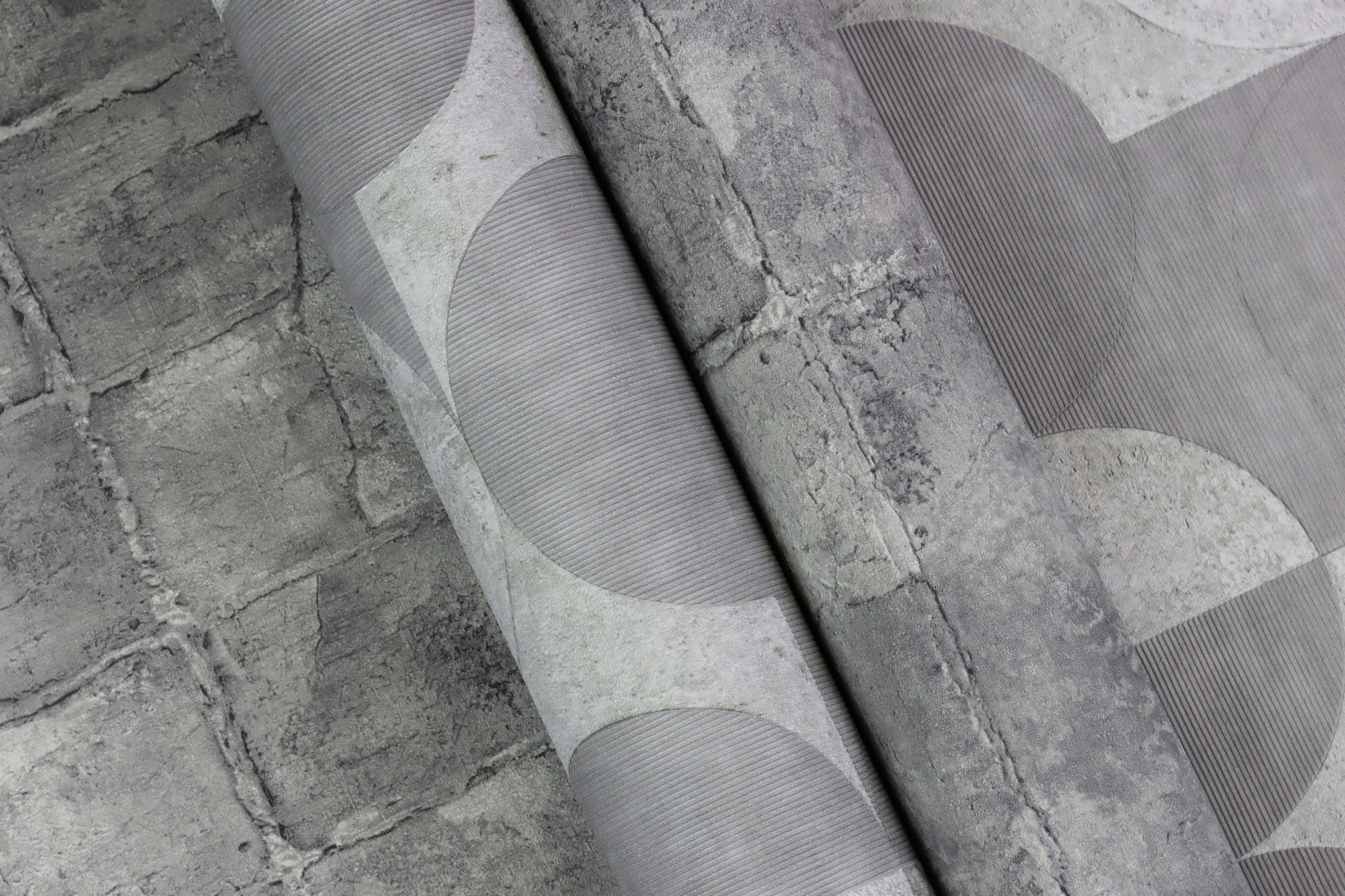 Rasch Vliestapete 520156 Concrete steine grau 10,05x 0,53 m