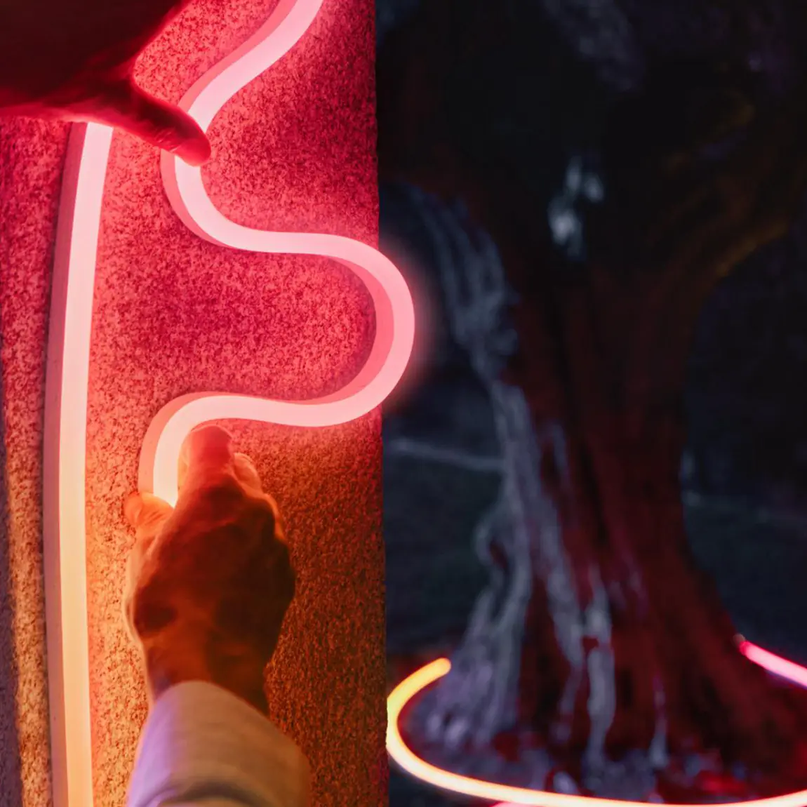 Philips Hue LED-Streifen Neon Gradient Outdoor 3 m 30 W RGBW weiß dimmbar