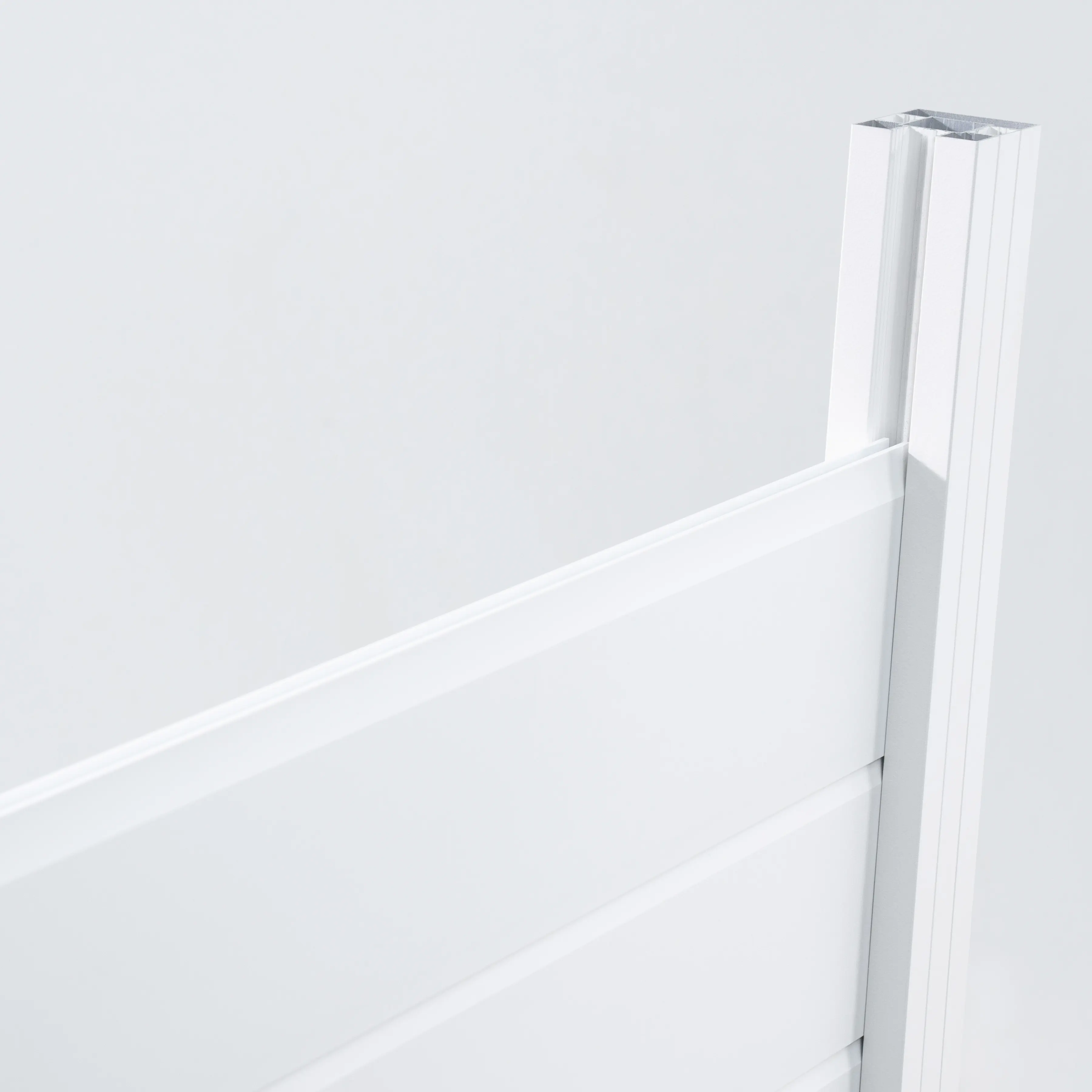 Ambiente Alu-Zaun Grundset Paneel 150 weiß 187 x 274,2 cm 