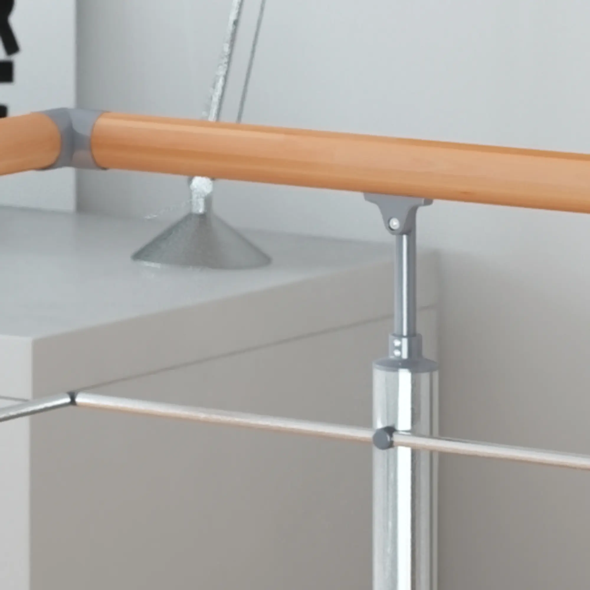 DOLLE Geländerset PS 030 Aluminium mit Buchehandlauf 150 cm