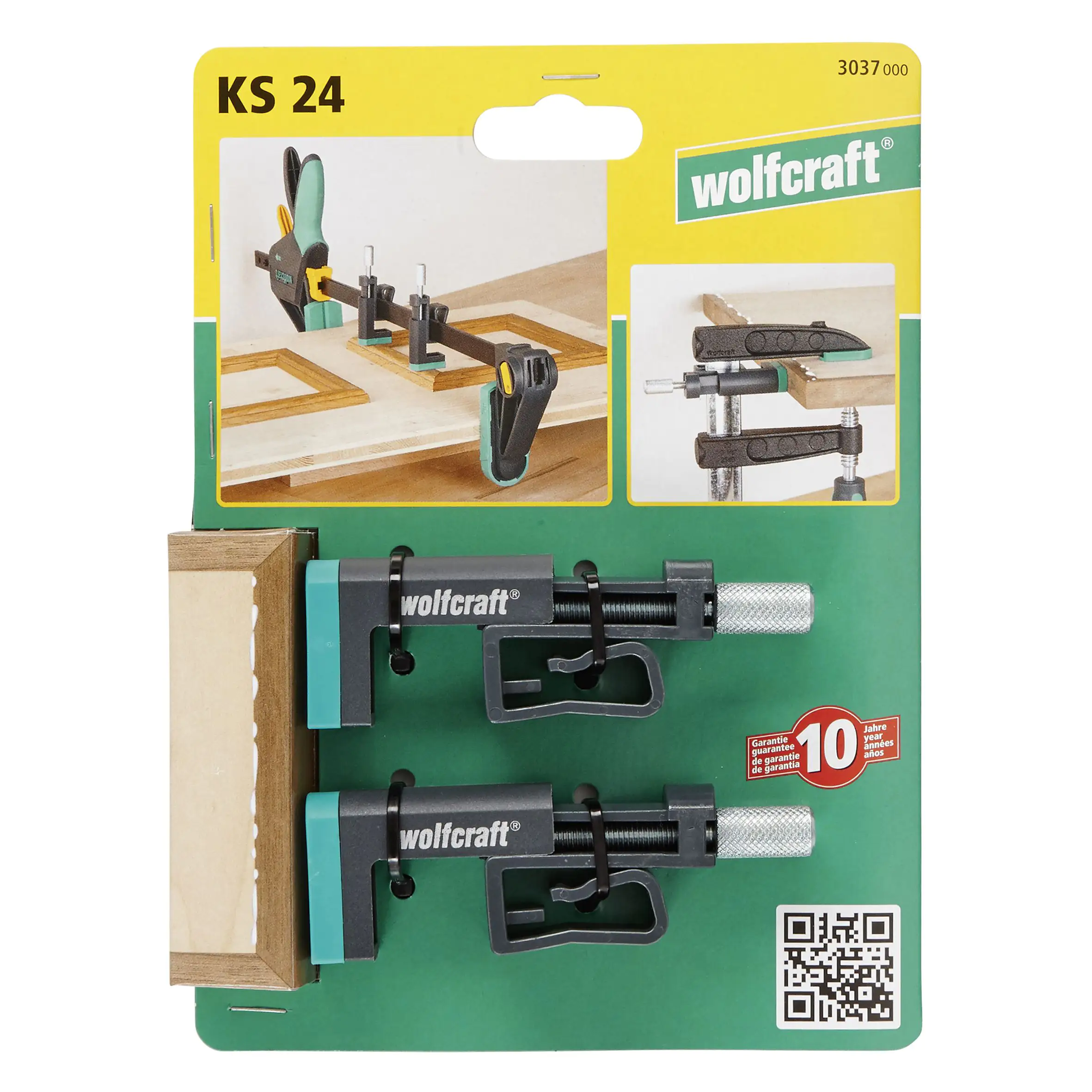 Wolfcraft Kantenspanner-Set KS 24 2-teilig