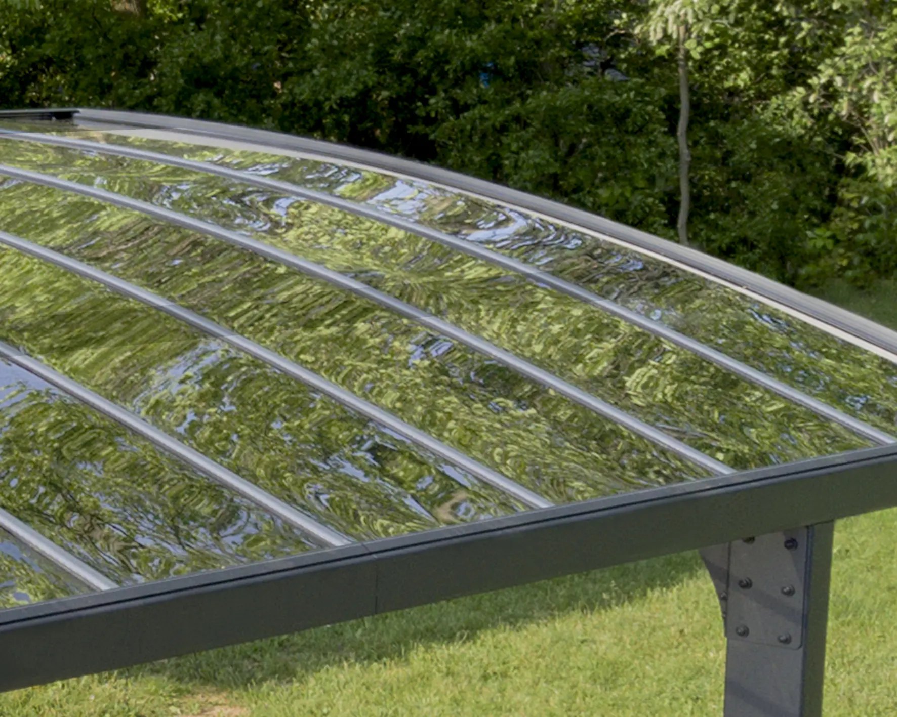 Canopia Carport Arizona Breeze 5000 Grau Alu 495 x 289 cm