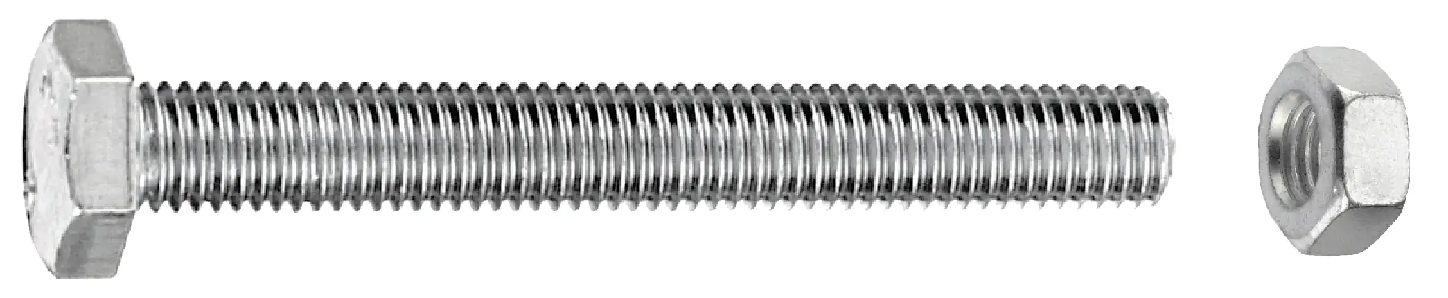 Connex Sechskantschrauben M6 x 80 mm - 50 Stück