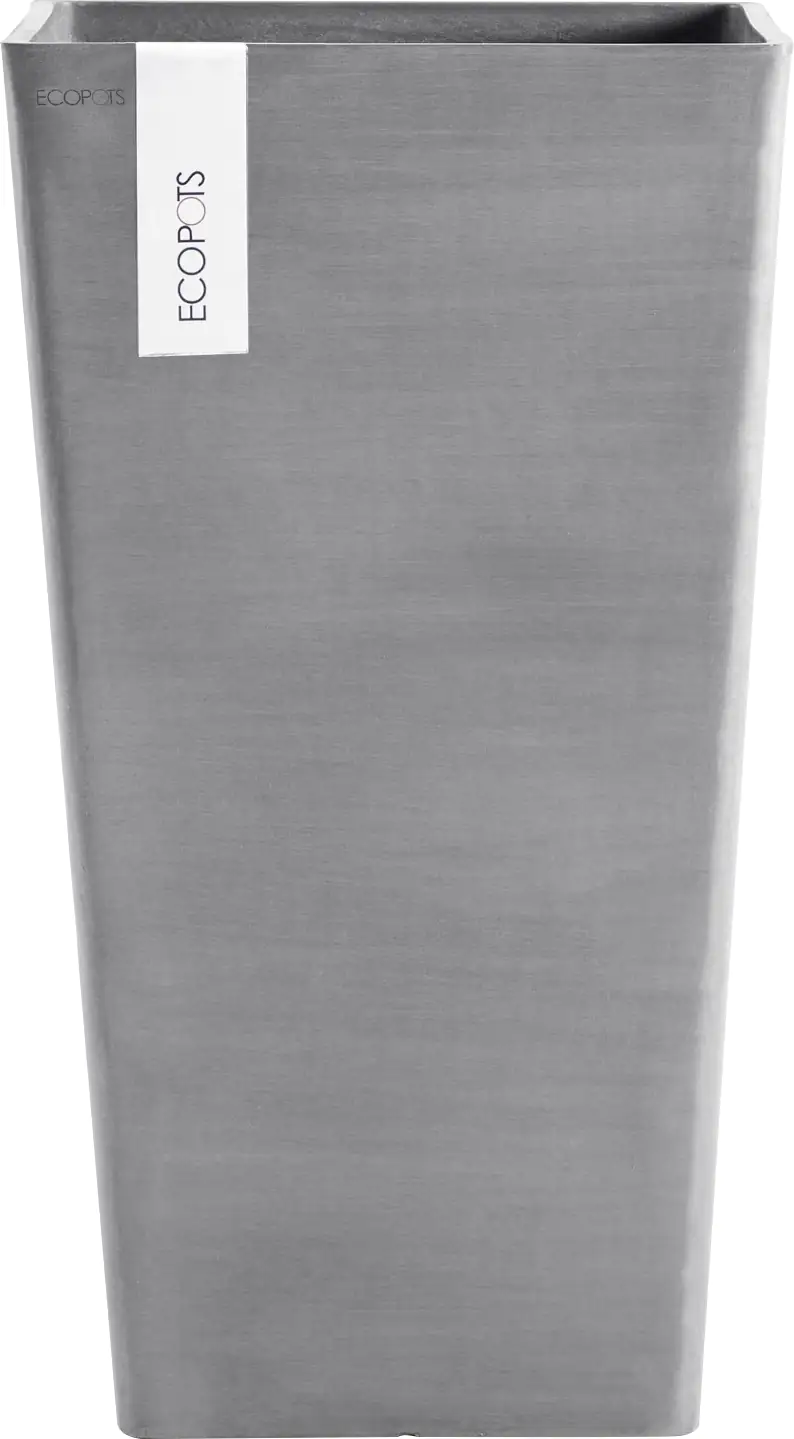 Ecopots Pflanztopf Rotterdam 30 x 30 x 50 cm grau