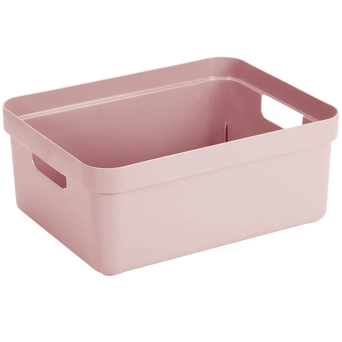 Sunware Aufbewahrungsbox Sigma Home mit Griffen 45,3 x 35,4 cm 24 L rosa