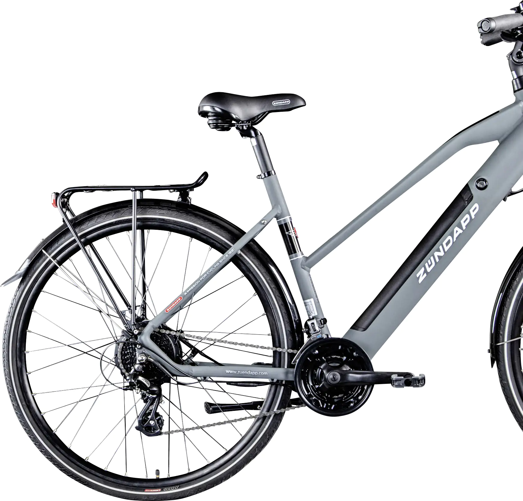 Zündapp E-Bike Trekking Z810 Damen 28 Zoll 8-Gang 550 Wh grau