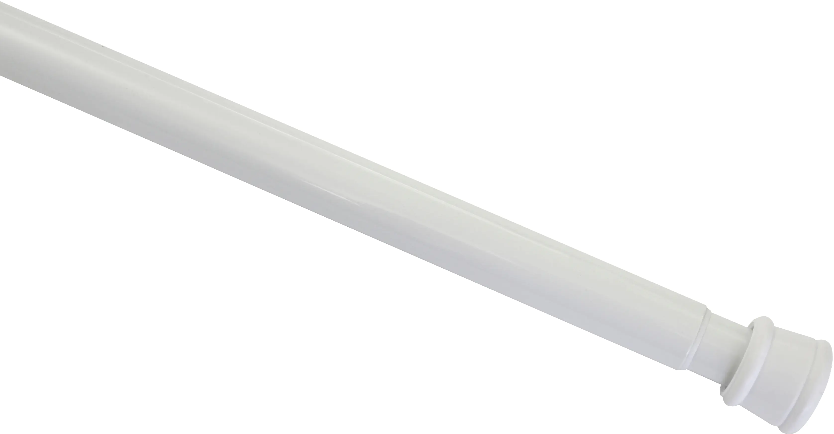 Gardinia Spannstange weiß, Ø 23/26mm, ausziehbar 80 - 130 cm