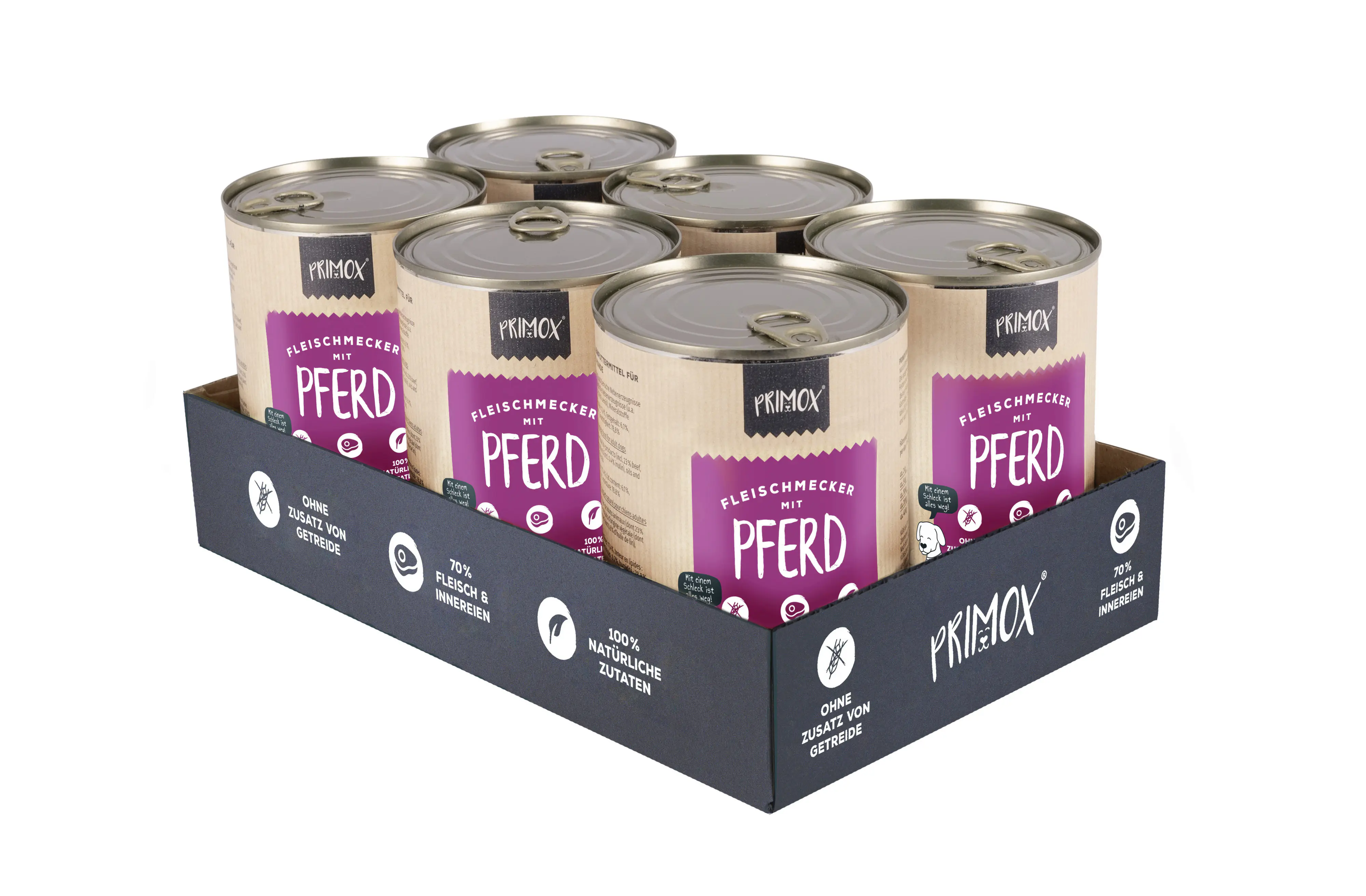 Primox Hundenassfutter Adult getreidefrei 400 g Pferd