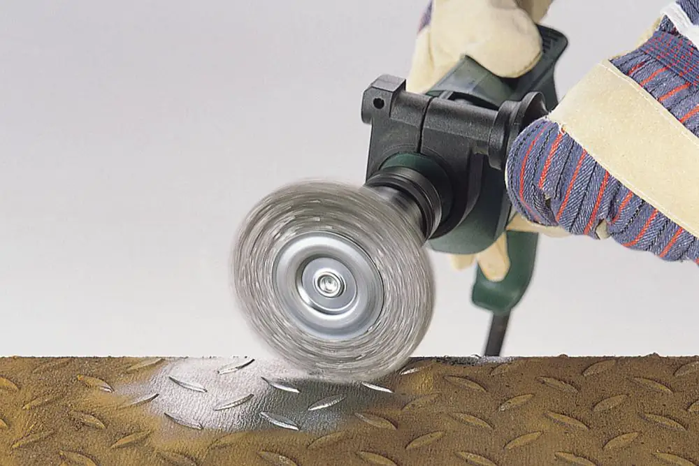 Wolfcraft Drahtbürsten-Set 6 mm 4-teilig