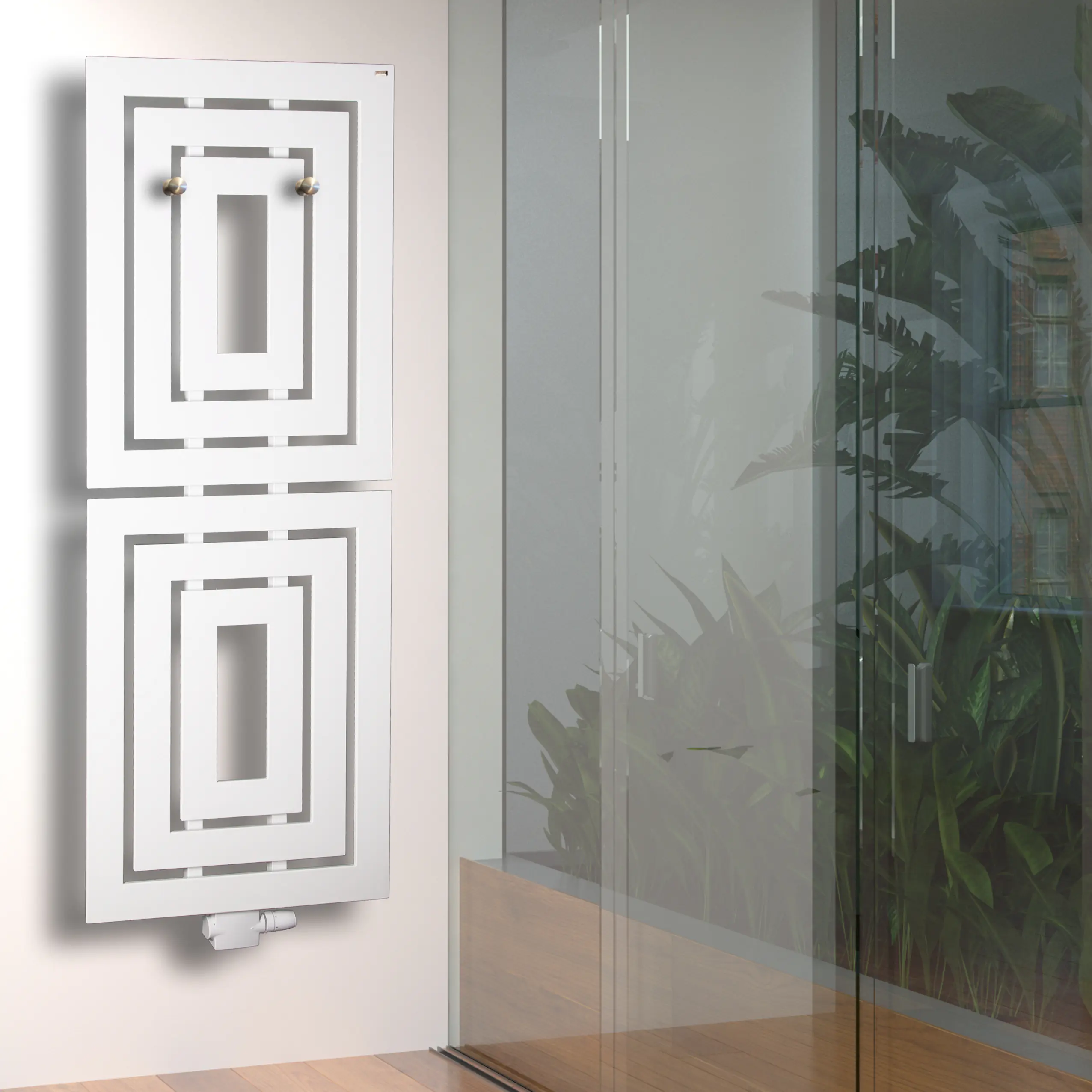 Szagato Badheizkörper Insight 162 x 60 weiß 1224 Watt