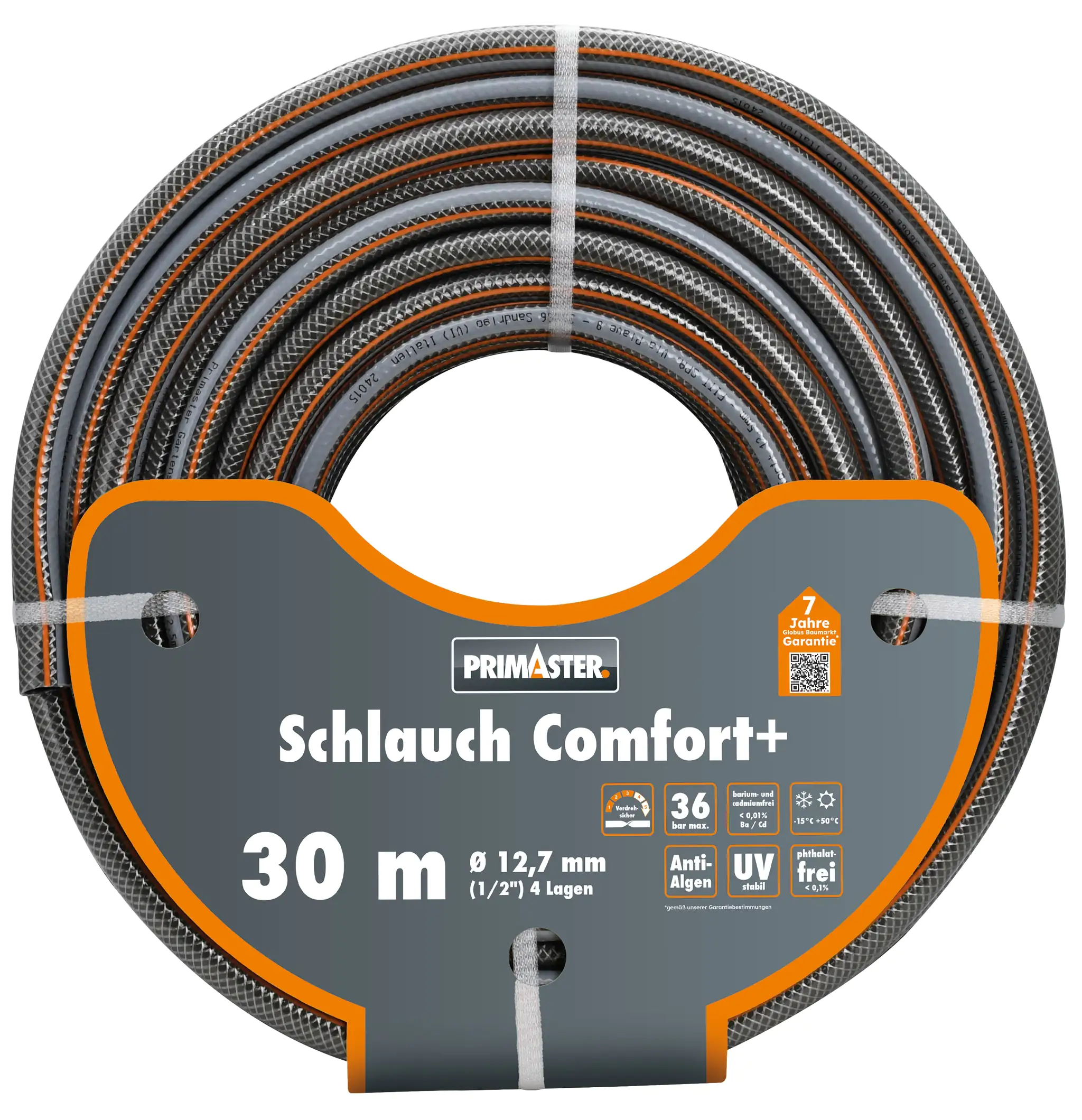 Primaster Gartenschlauch Comfort+ 30 m Ø 12,7 mm (1/2")