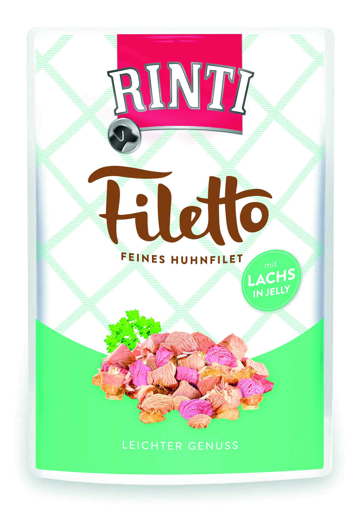 Rinti Filetto Hundenassfutter Adult 100 g Huhnfilet & Lachs