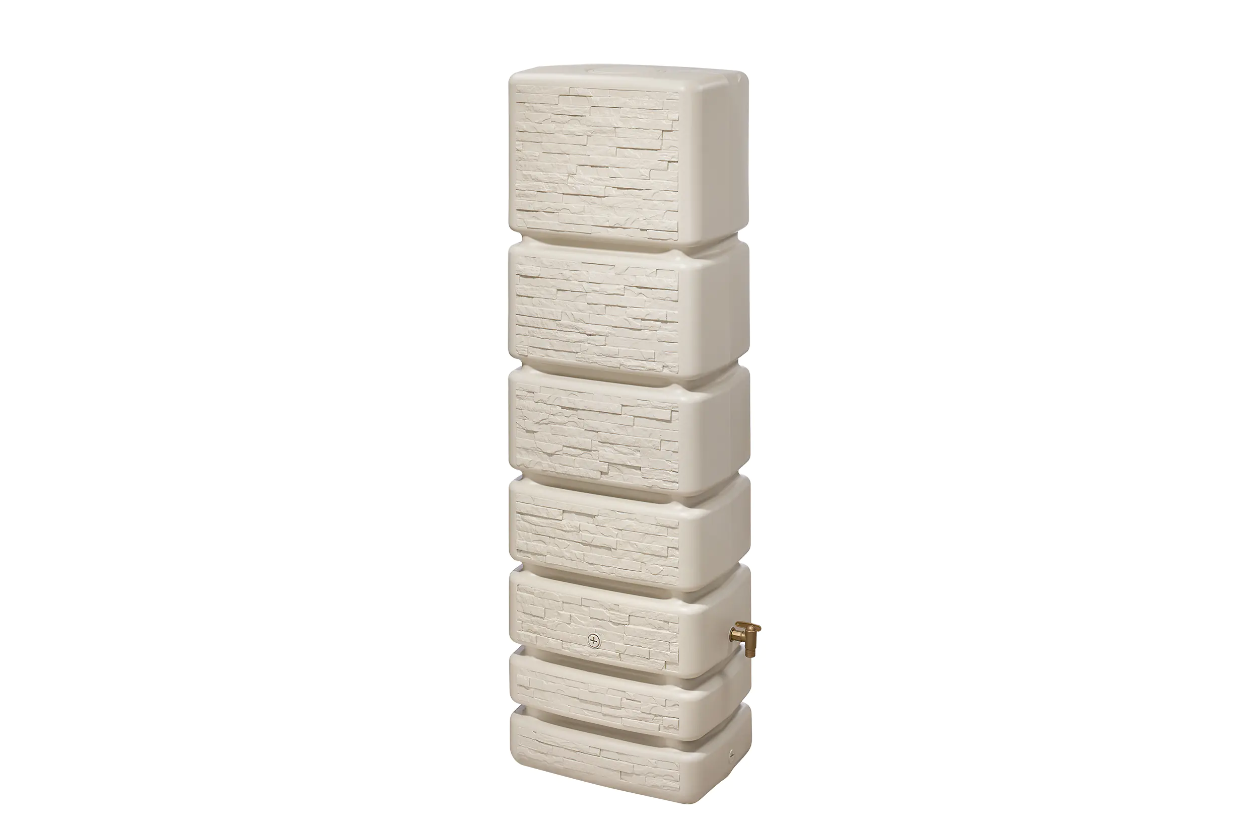4rain Regenwasser-Wandtank Slim sandbeige 350 L 