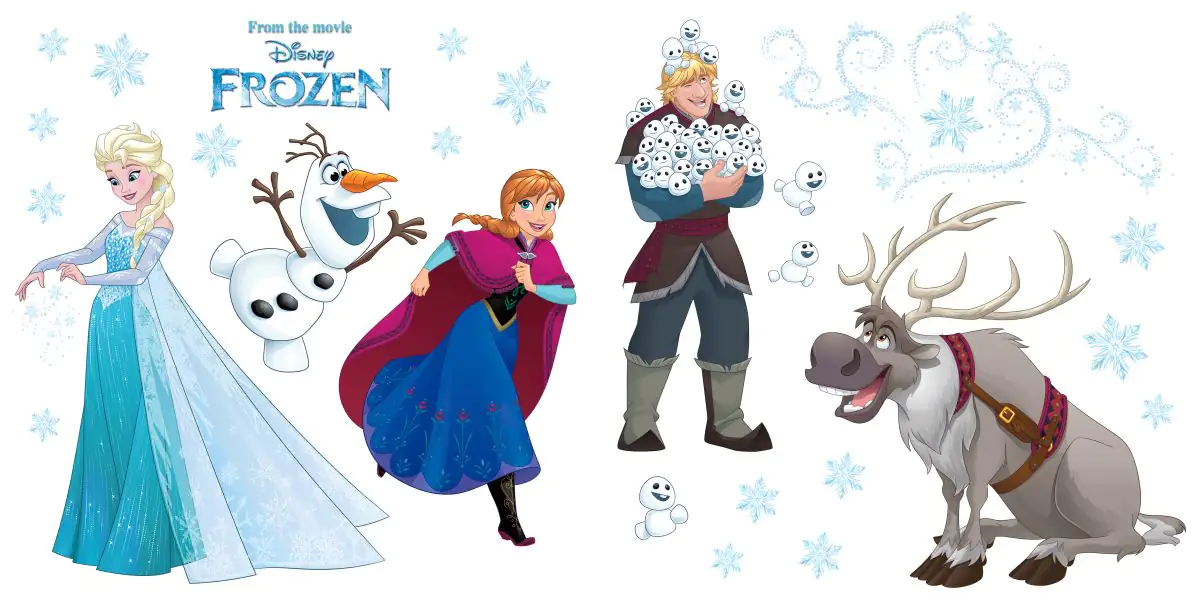 Komar Window Sticker Frozen Snowflake 31 x 31 cm