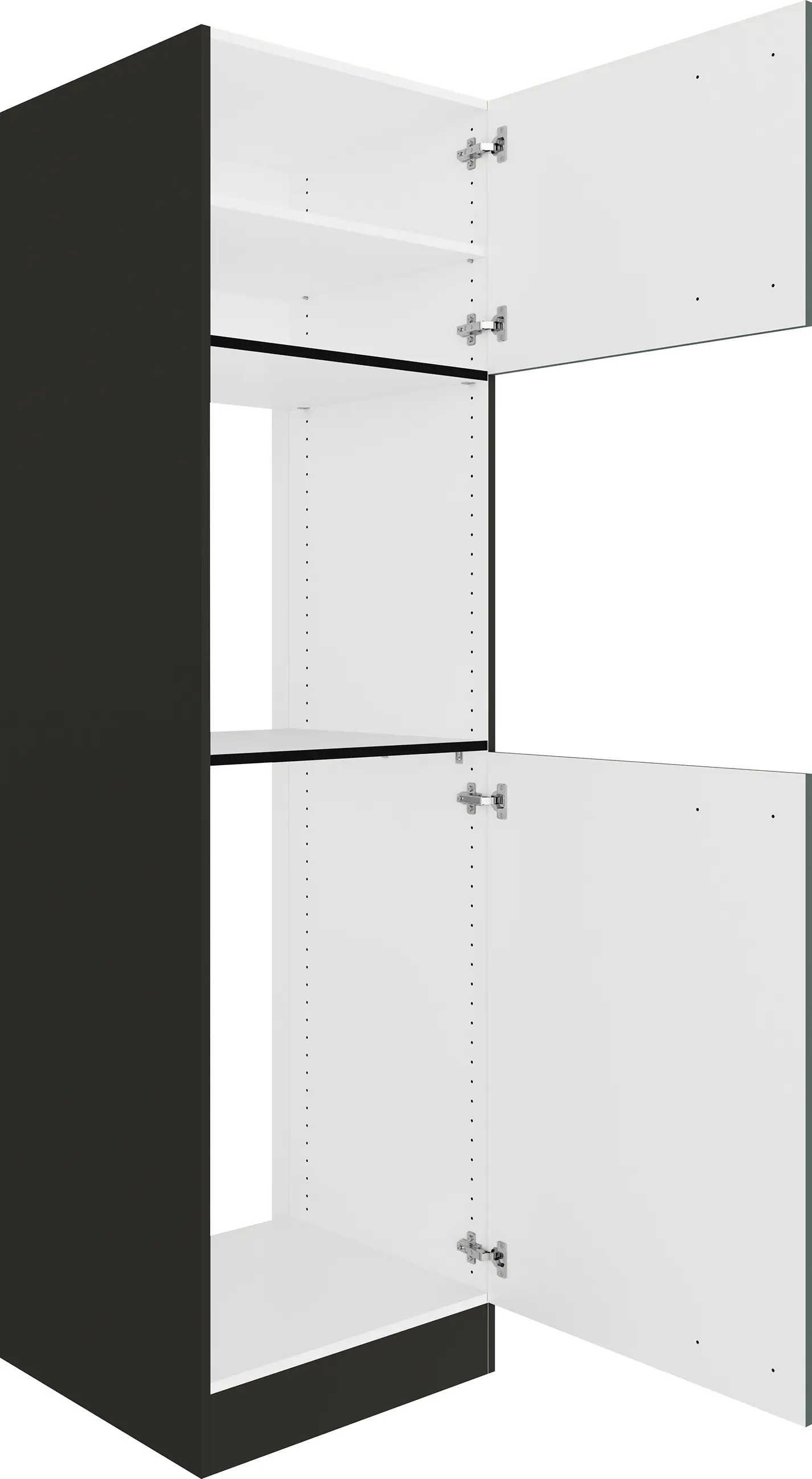 Optifit Hochschrank Verona 405 steingrün/anthrazit 60 cm 