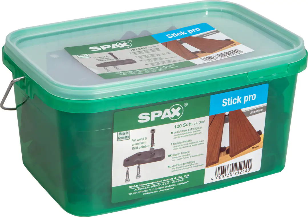 Spax Terrassestick-Set 60 x 20 x 8 mm zum stecken - 120 Stk.