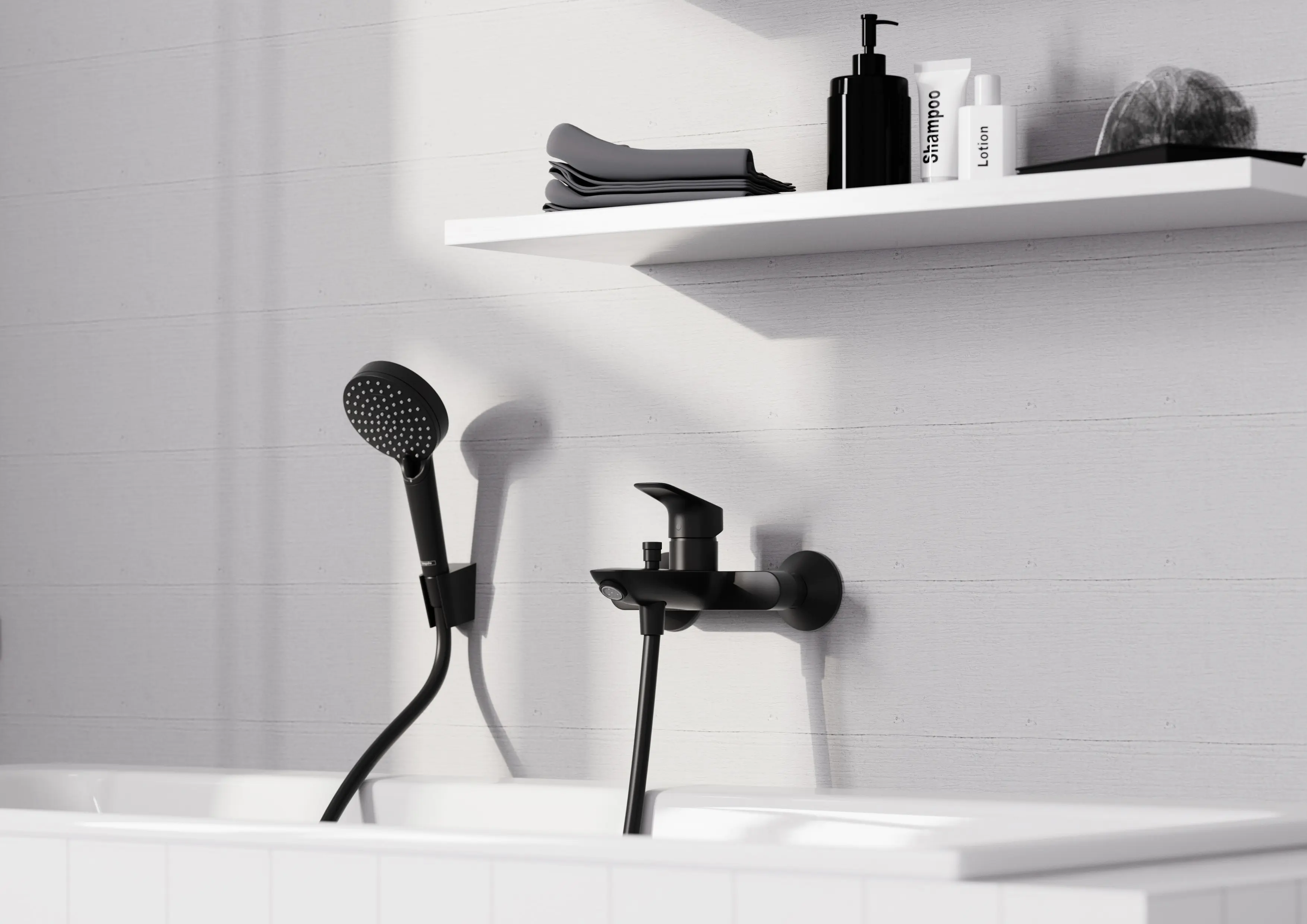 Hansgrohe Brausehalter Porter S mattschwarz
