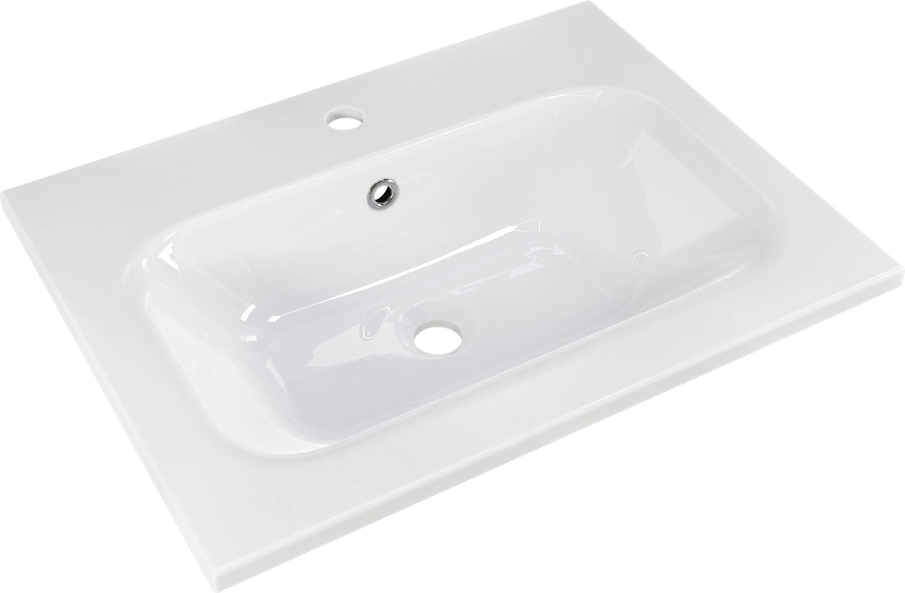 Primaster Mineralguss-Waschbecken 61 cm Düsseldorf weiß