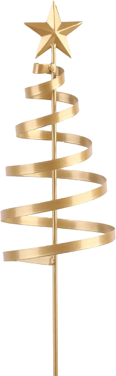 TrendLine Dekostecker Eisen Weihnachtsstern 100 x 11 cm gold