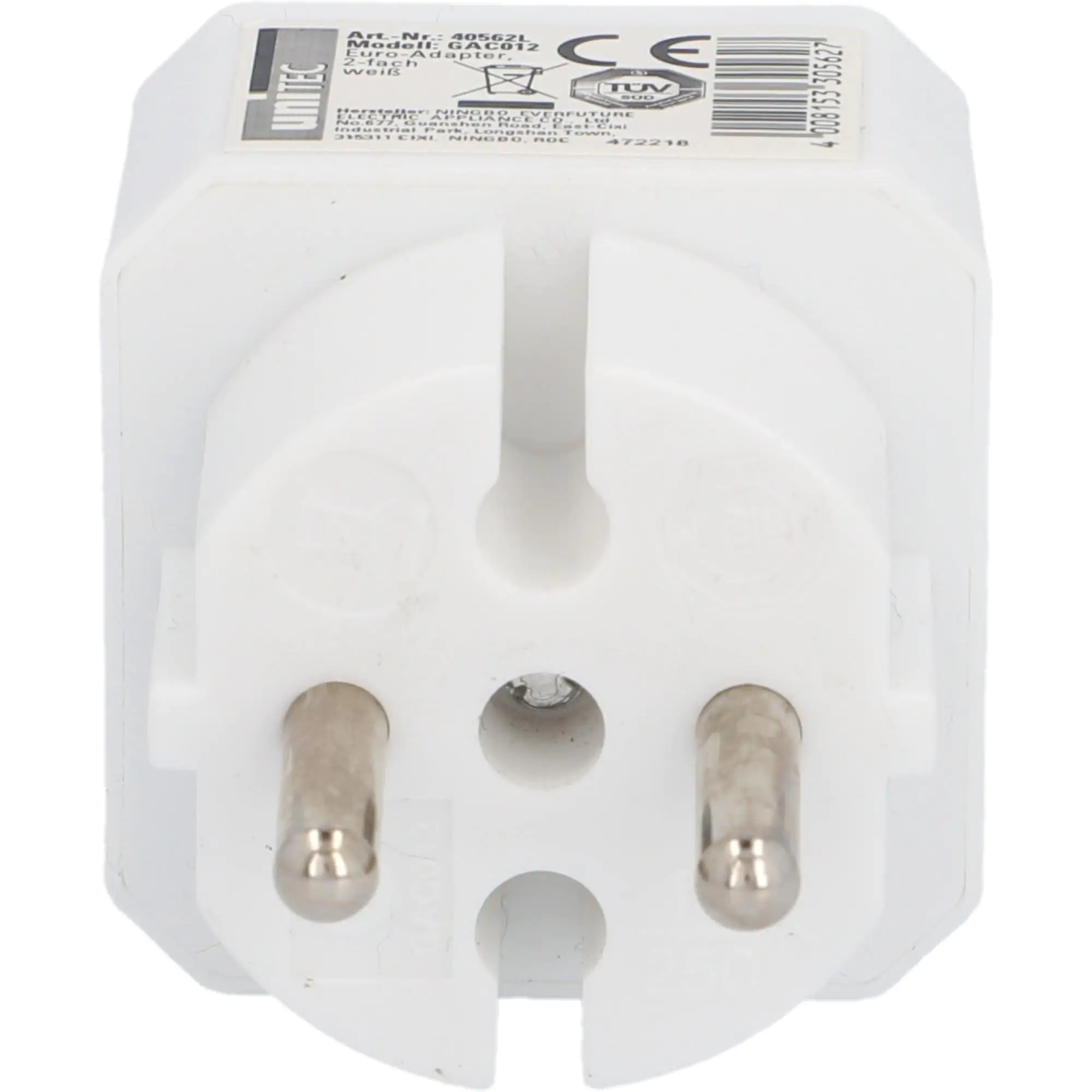 Euro-Adapter 2-fach weiß