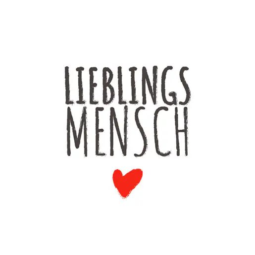 Duni Servietten Lieblings Mensch 24 x 24 cm - 20er Pack