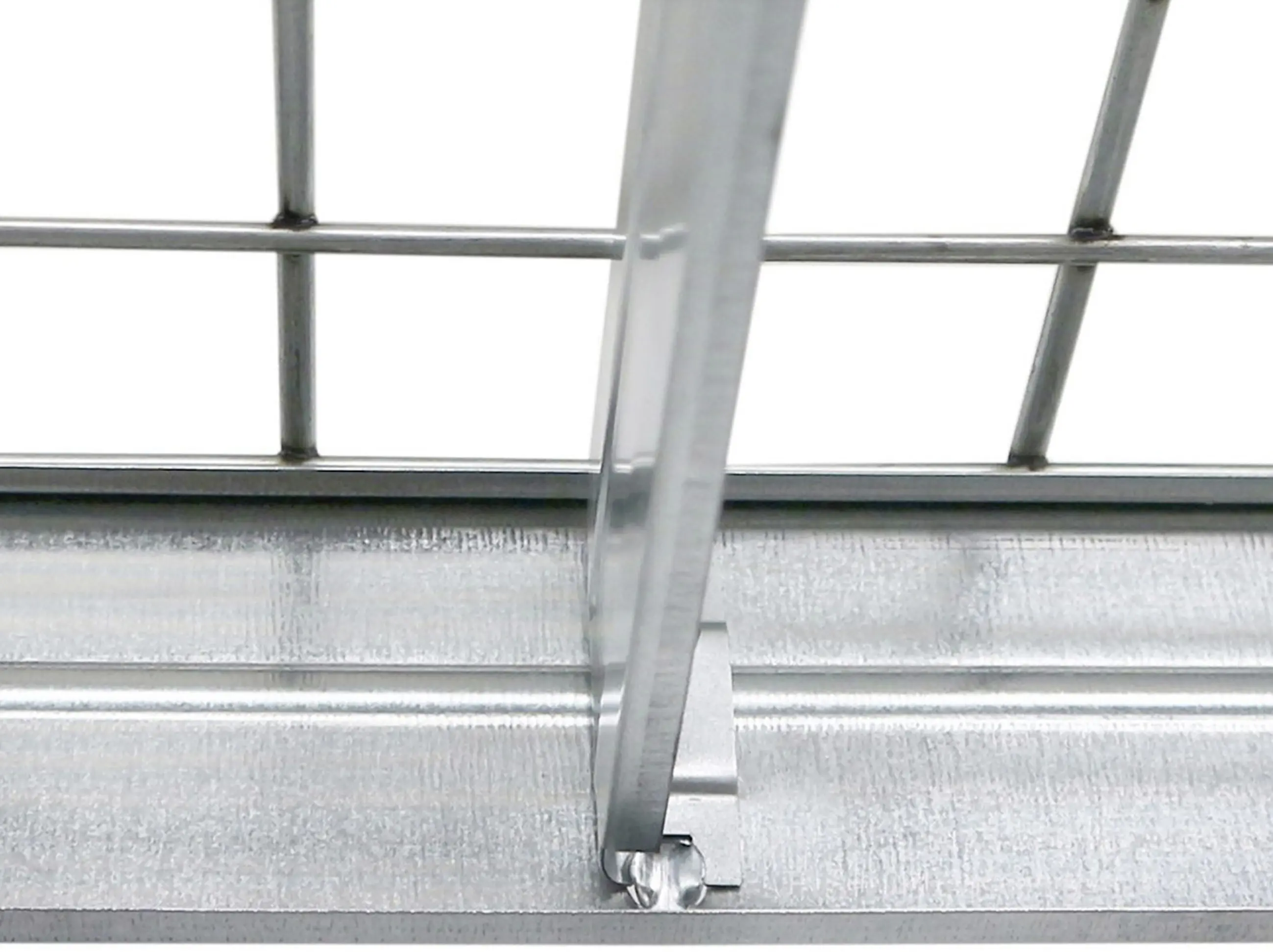 Ar Shelving Schwerlastregal Rivet Wire verzinkt 180 x 90 cm 4 Stahlgitterböden 1000 kg