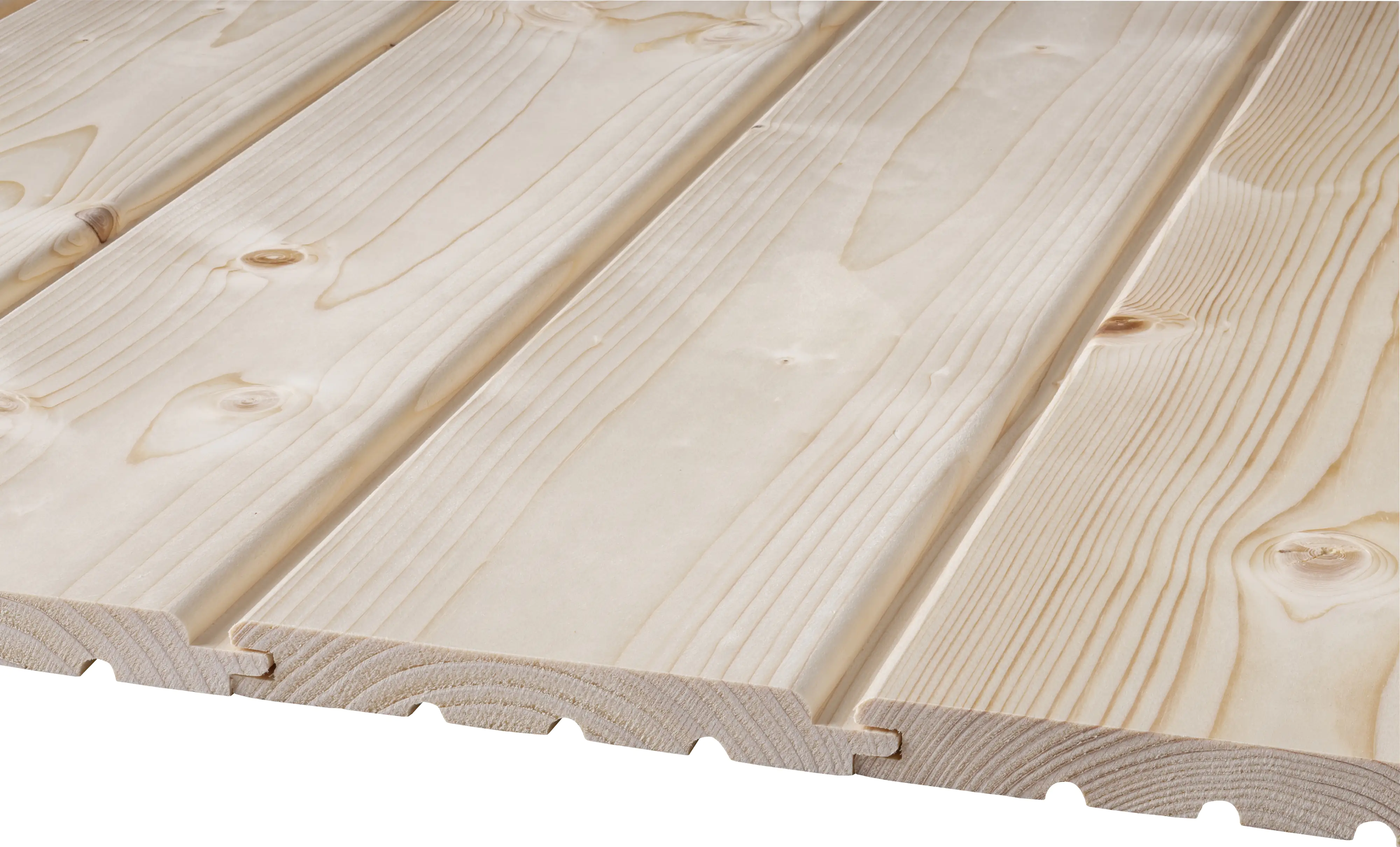 Profilholz Fichte Tanne B-Sortierung Softlineprofil 400 x 14,6 cm 19 mm