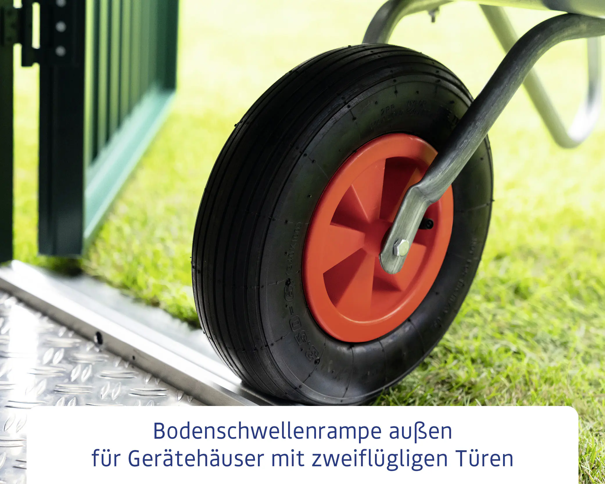 EcoStar Bodenschwellenrampe außen für 2-flg. Tür