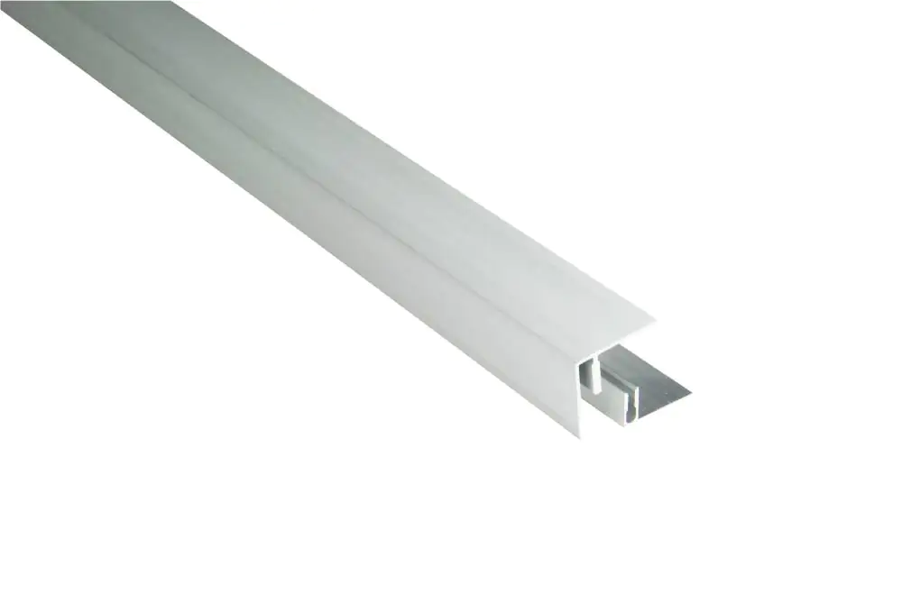 Kovalex Abschlussprofil Aluminium 250 x 4,5 x 4,1 cm silber inkl. Befestigung