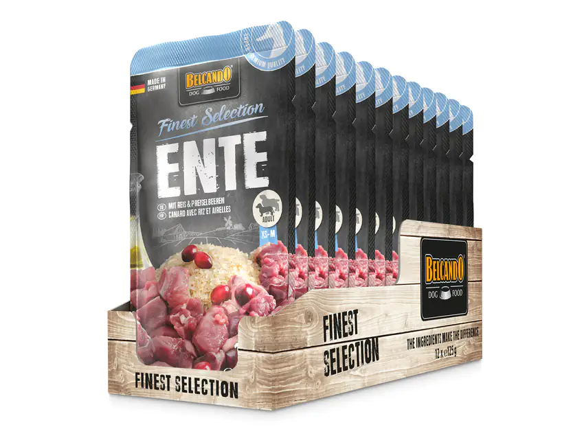 Belcando Hundenassfutter Finest Selection Adult glutenfrei 125 g Ente